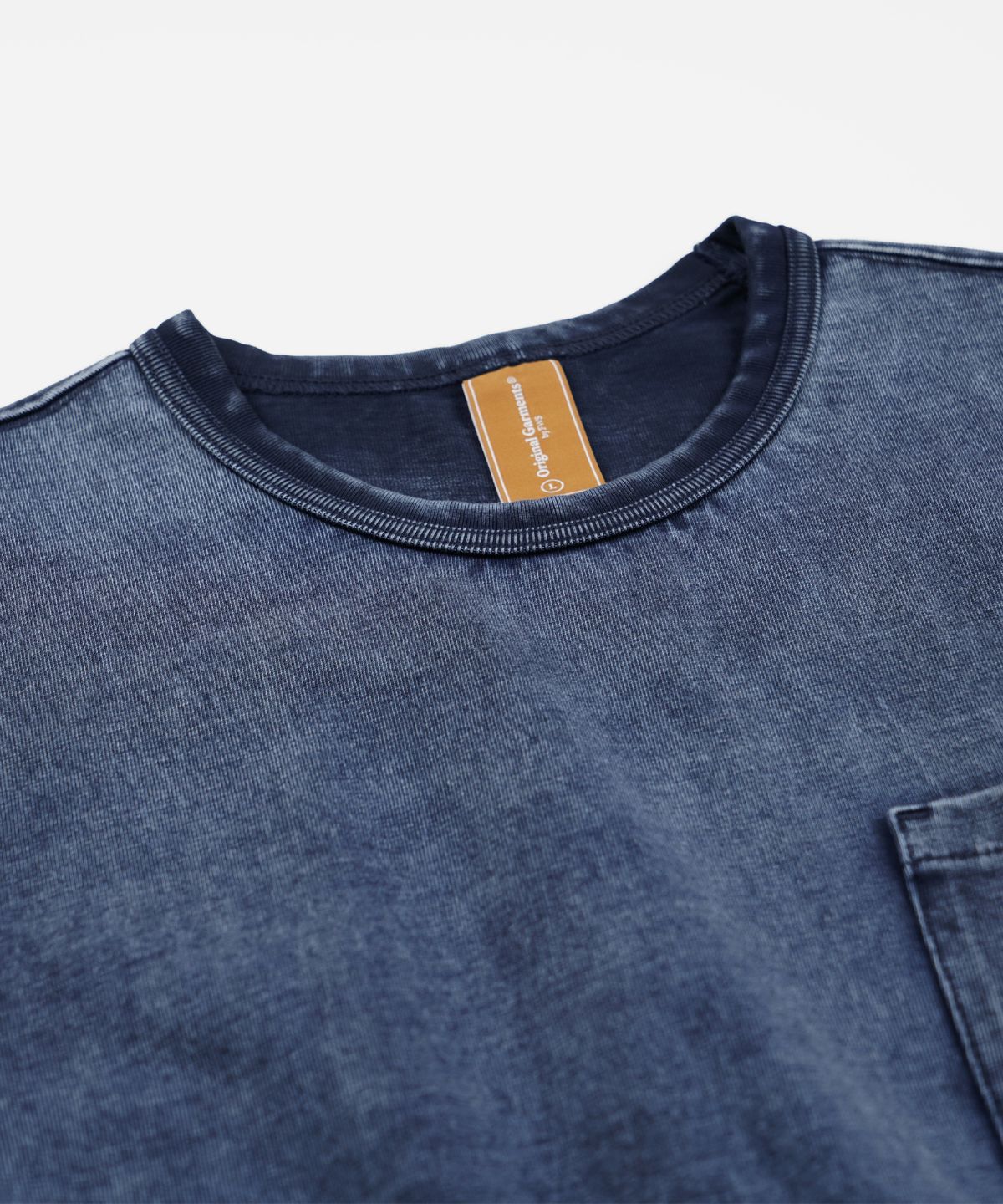 프리즘웍스(FRIZMWORKS) OG STONE WASHED POCKET TEE _ NAVY