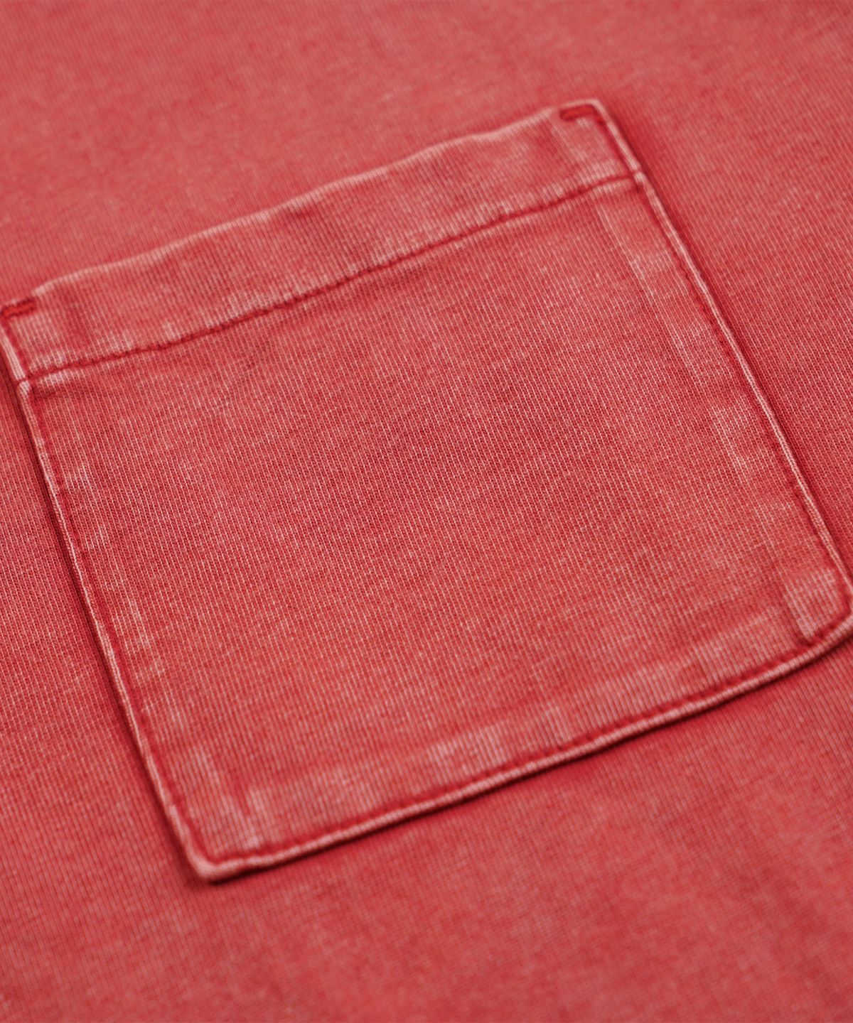 프리즘웍스(FRIZMWORKS) OG STONE WASHED POCKET TEE _ RED