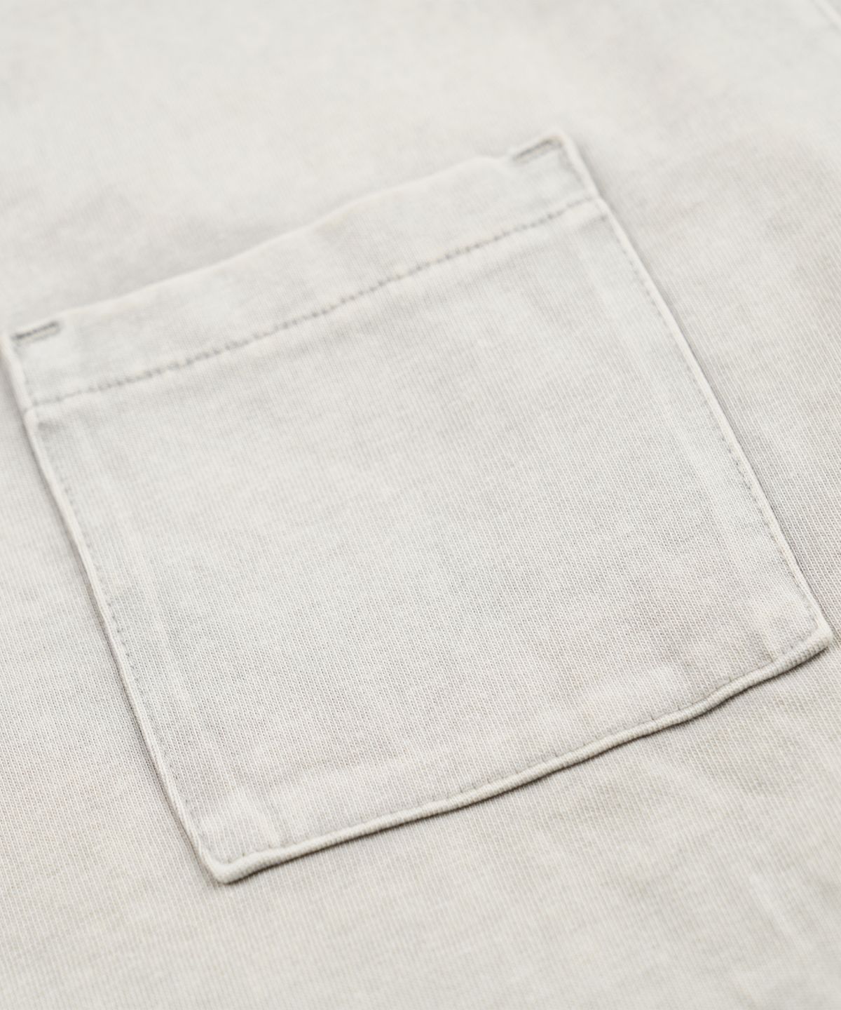 프리즘웍스(FRIZMWORKS) OG STONE WASHED POCKET TEE _ LIGHT GRAY