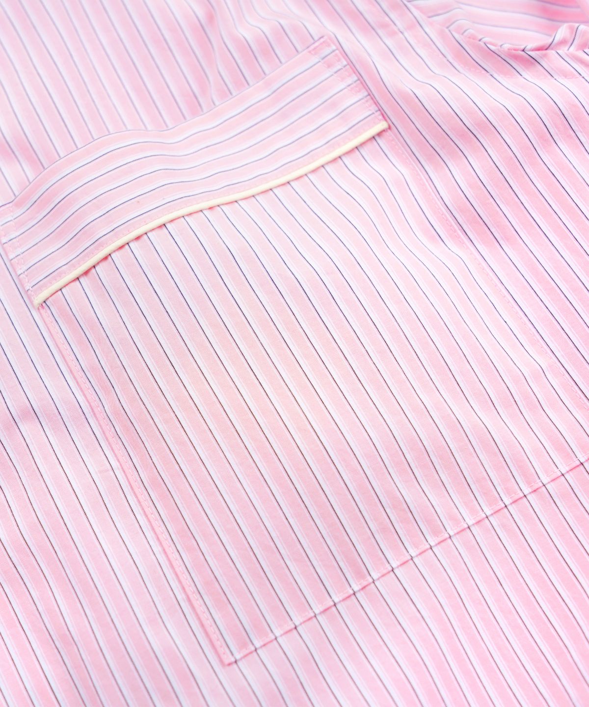 프리즘웍스(FRIZMWORKS) STRIPE PAJAMA SHIRT _ PINK