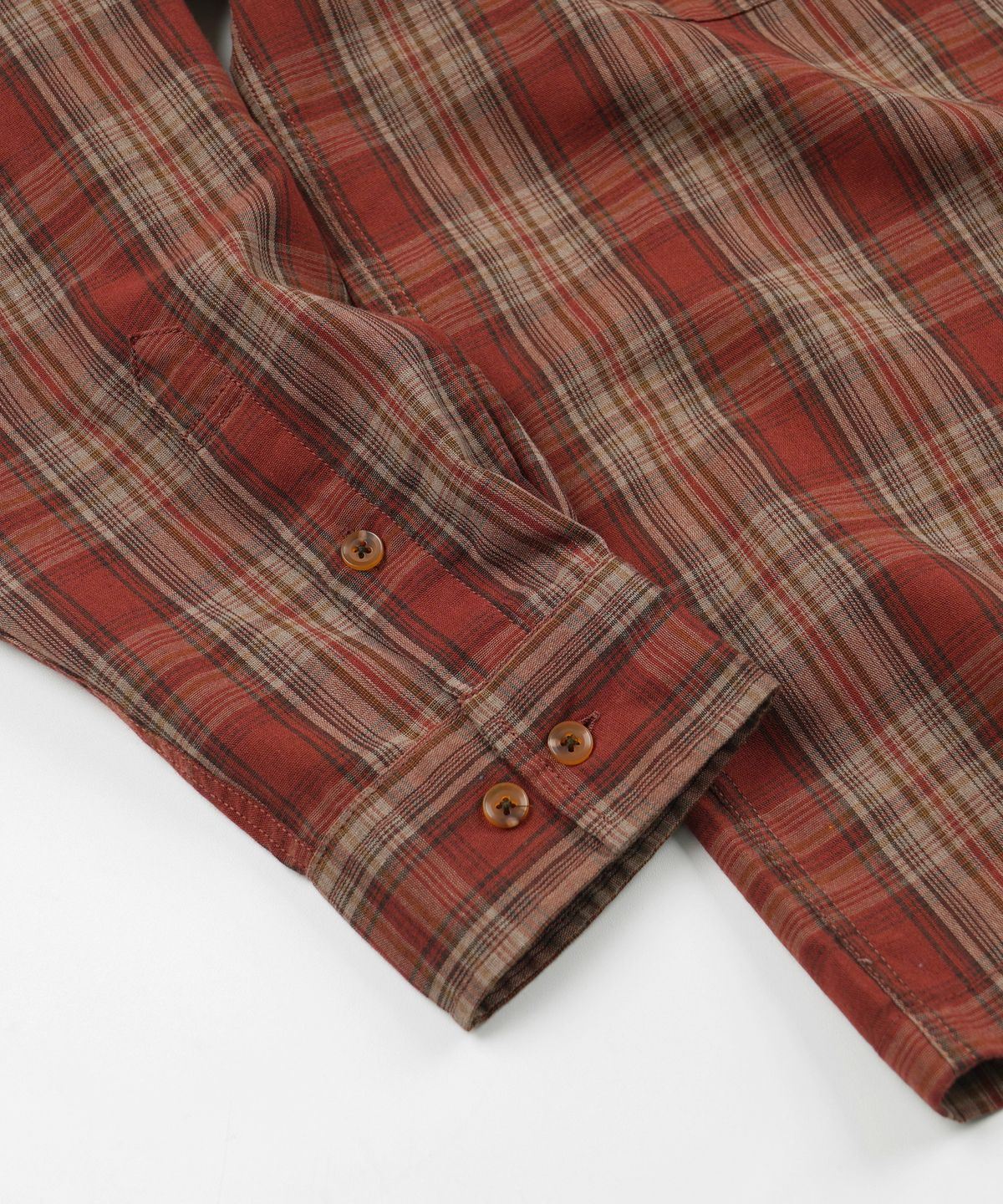 프리즘웍스(FRIZMWORKS) CHECK OG 107 SHIRT _ MAPLE