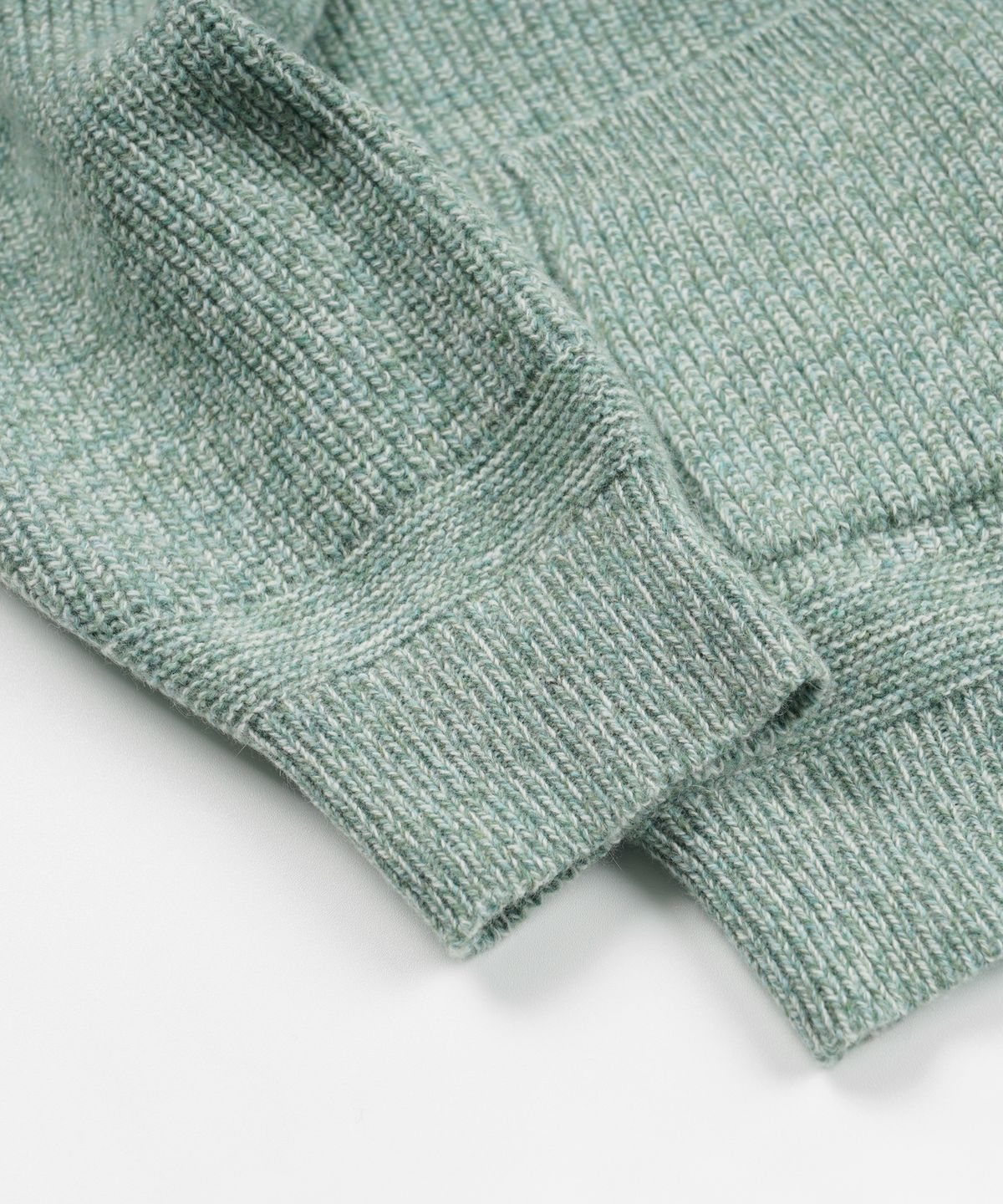 프리즘웍스(FRIZMWORKS) TWEED WOOL ZIP UP CARDIGAN _ MINT