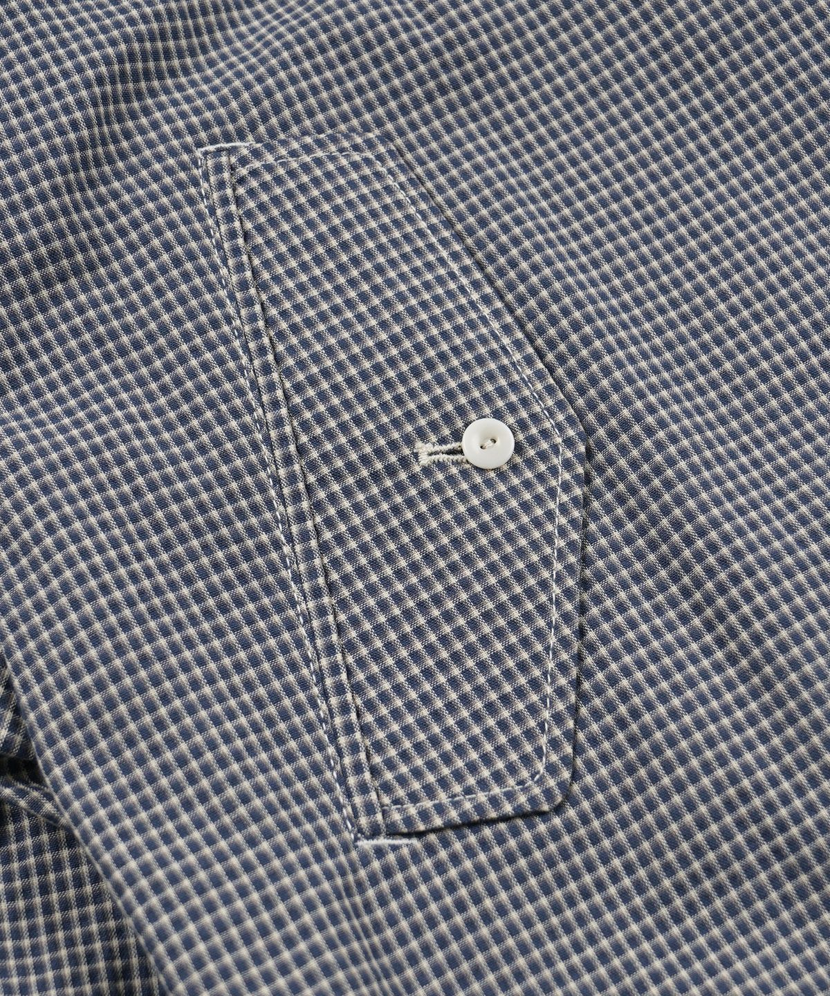 프리즘웍스(FRIZMWORKS) CHECK BUDDY HARRINGTON JACKET _ SEA BLUE