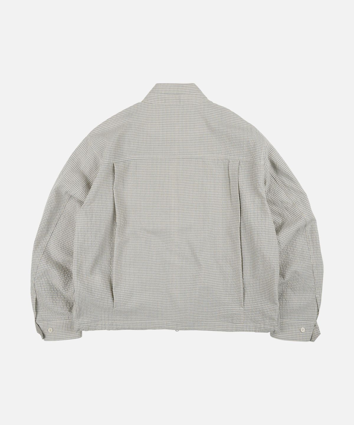 프리즘웍스(FRIZMWORKS) CHECK BUDDY HARRINGTON JACKET _ SKY BLUE
