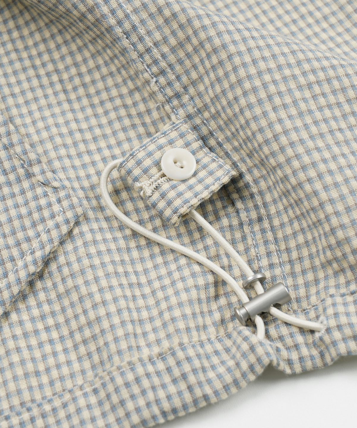 프리즘웍스(FRIZMWORKS) CHECK BUDDY HARRINGTON JACKET _ SKY BLUE