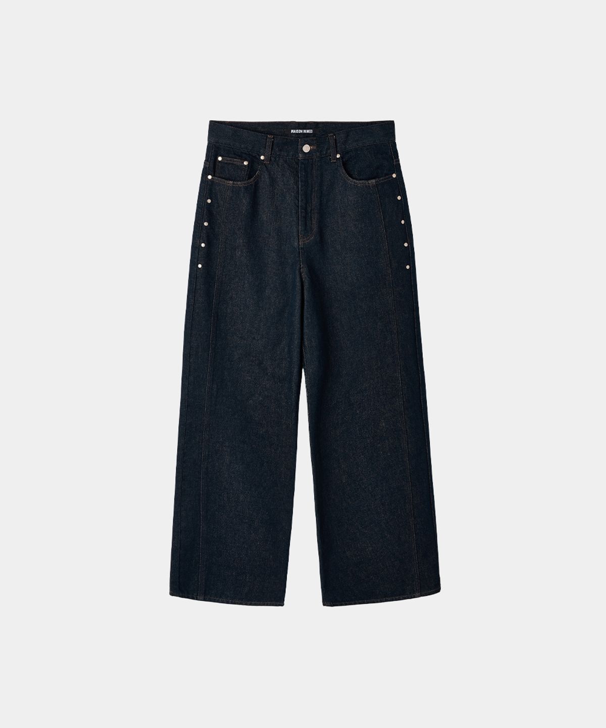 메종미네드(MAISON MINED) LOW BAGGY PANTS INDIGO