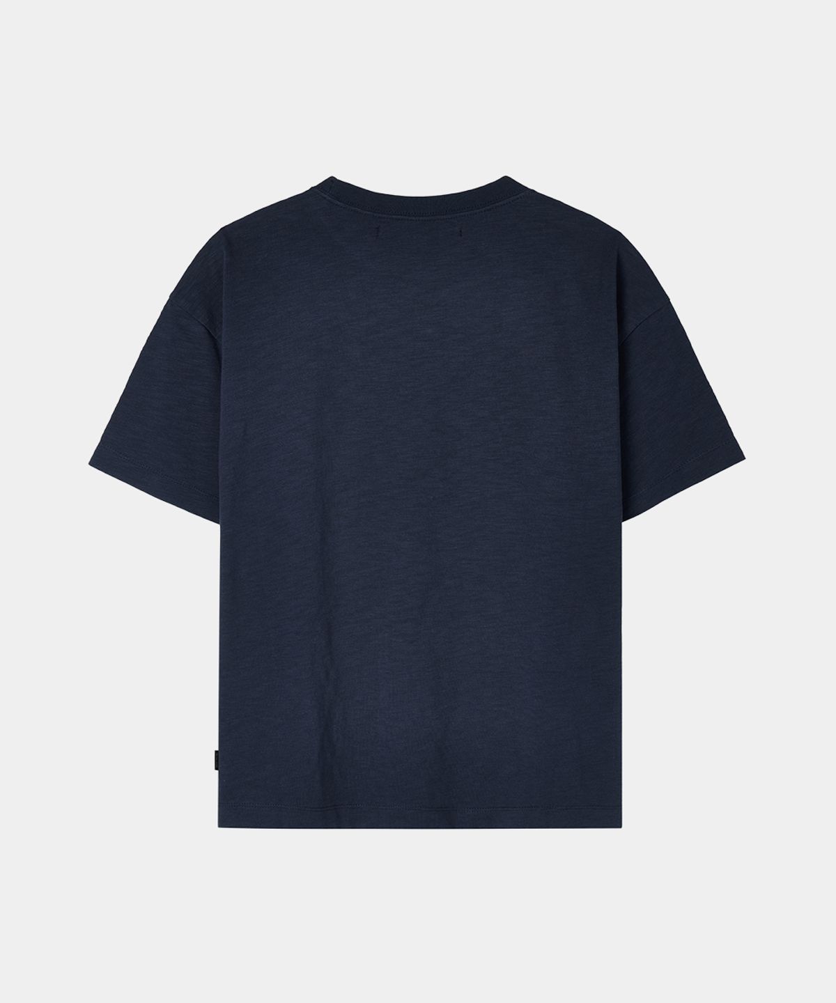 메종미네드(MAISON MINED) CRACKED STAR HALF T NAVY