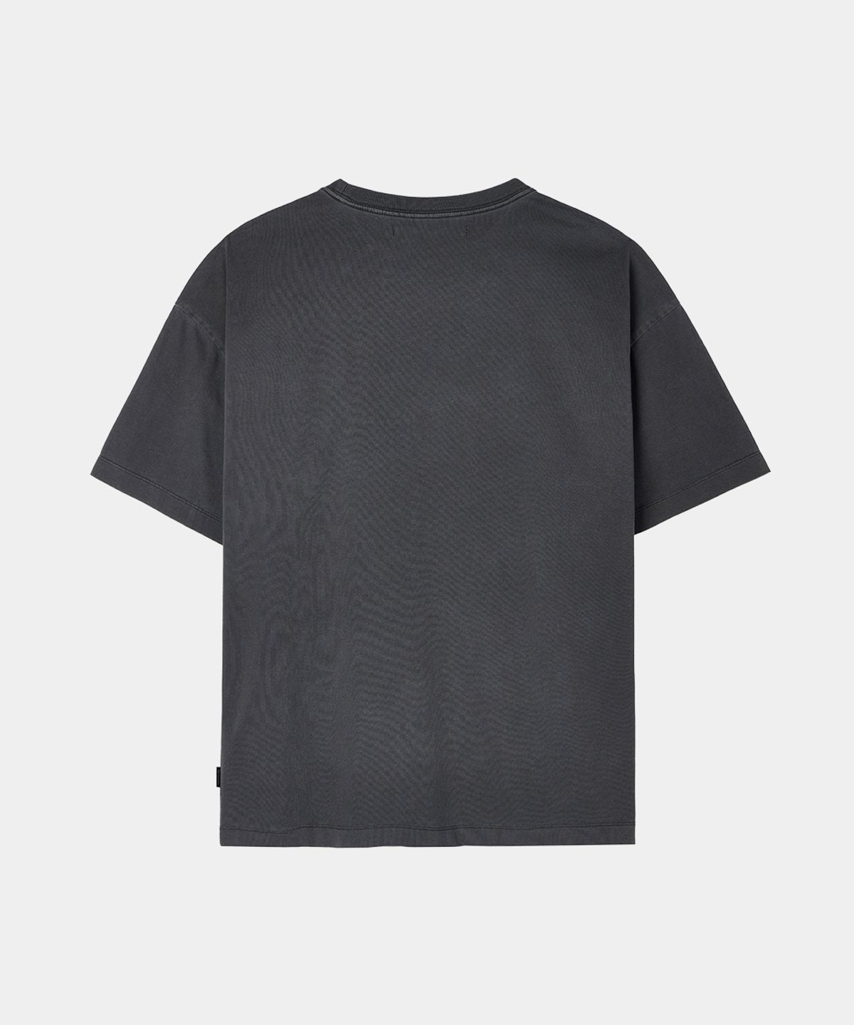 메종미네드(MAISON MINED) CROSS GUN GRAPHIC HALF T CHARCOAL