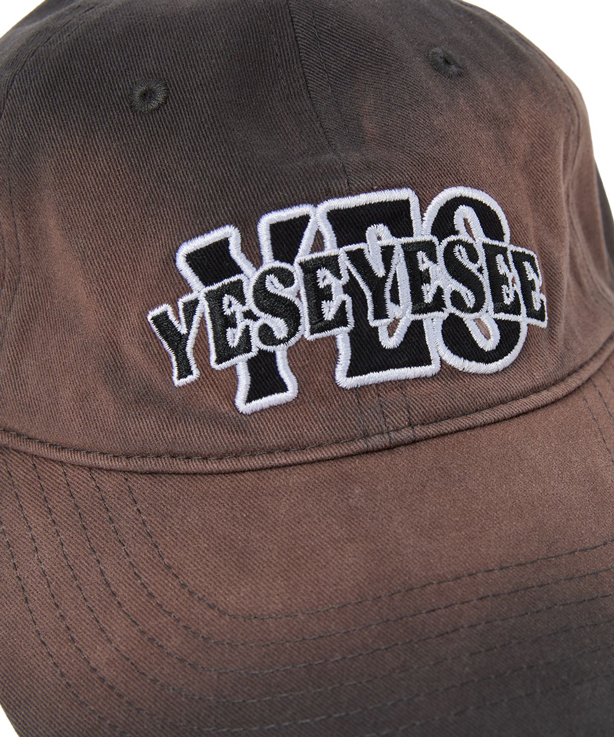 예스아이씨(YESEYESEE) Double Vison Cap Black