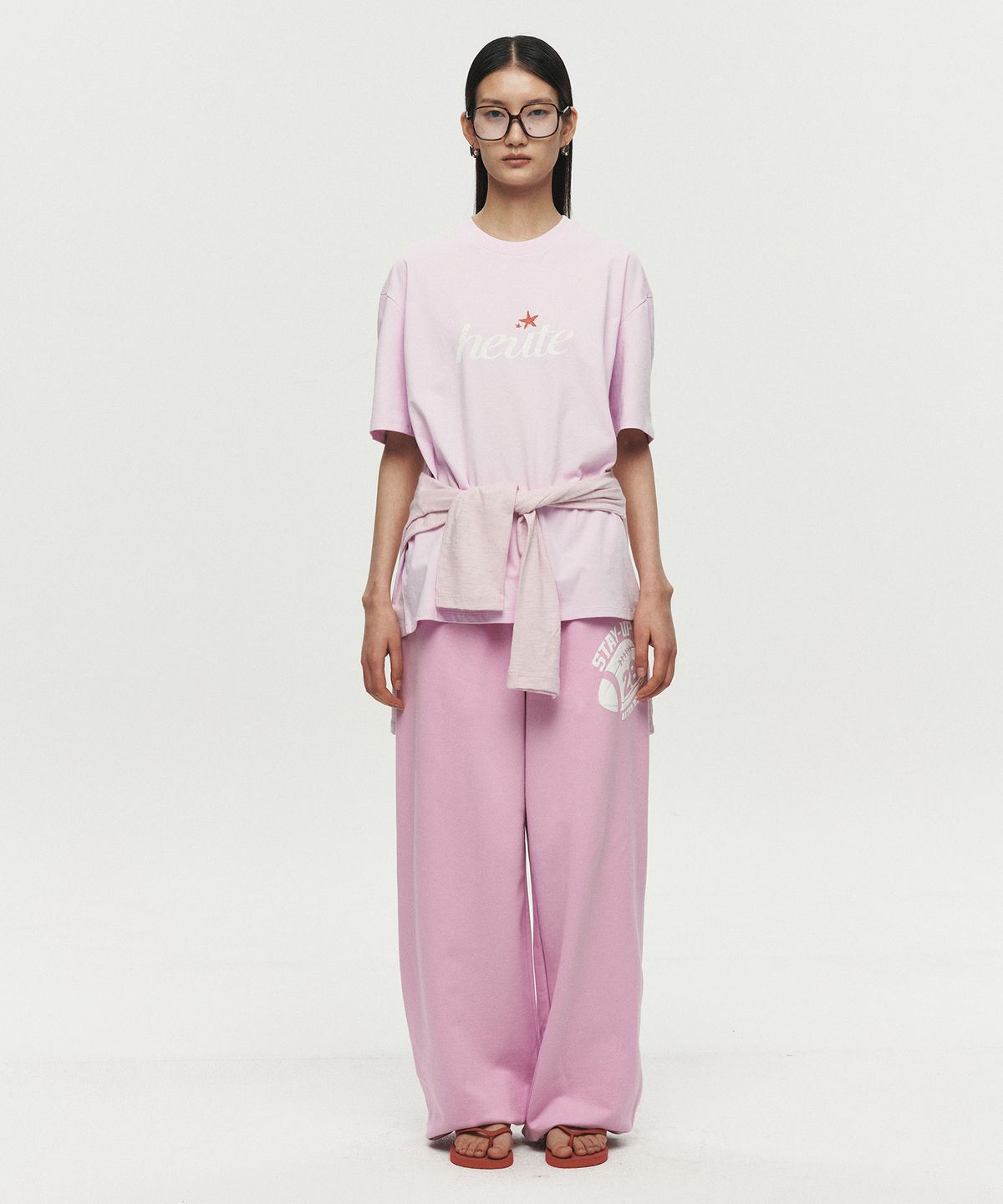 호이테(HEUTE) STAY UP SWEATPANTS (PINK)