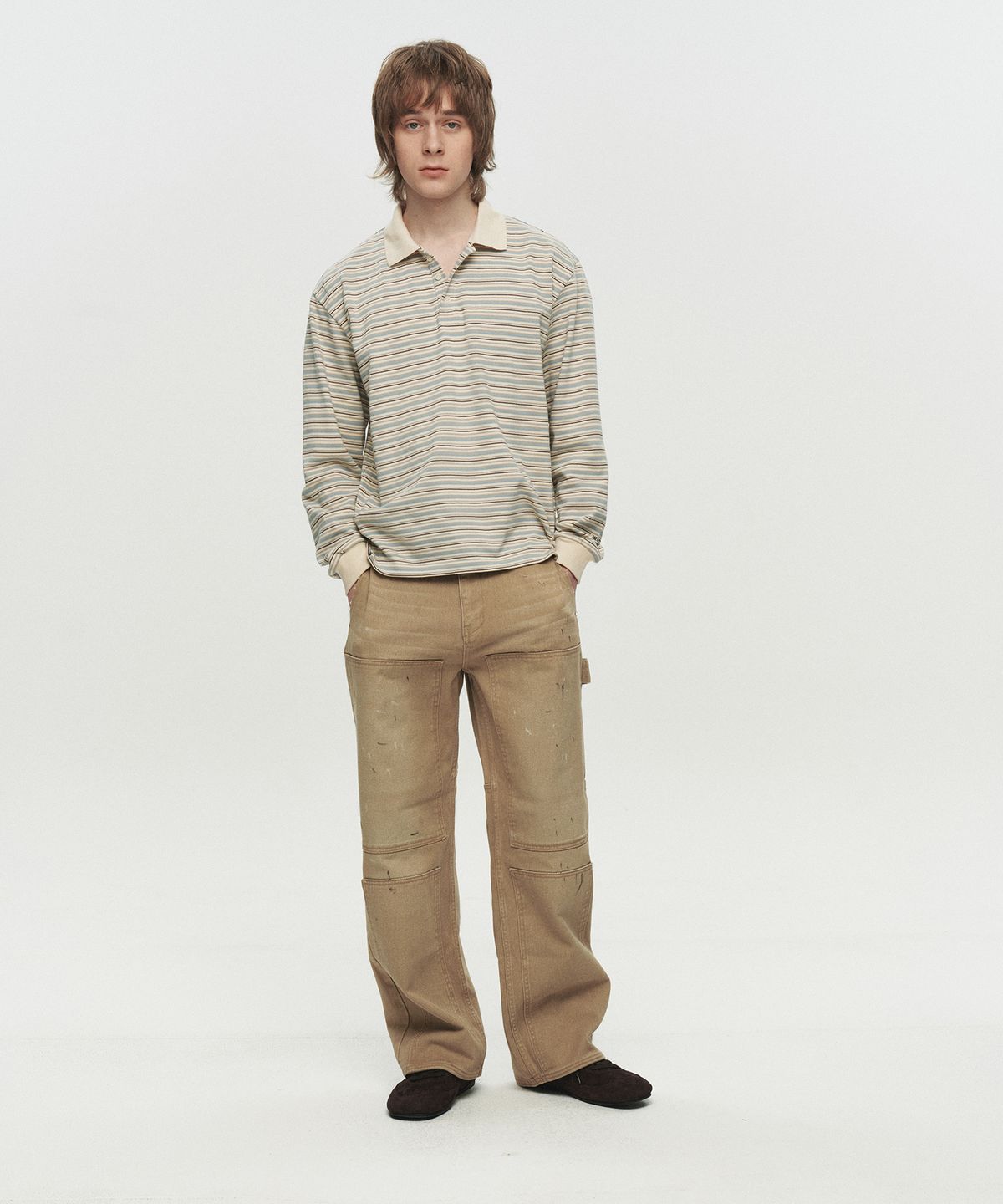 호이테(HEUTE) PAINTER WORK PANTS (BEIGE)