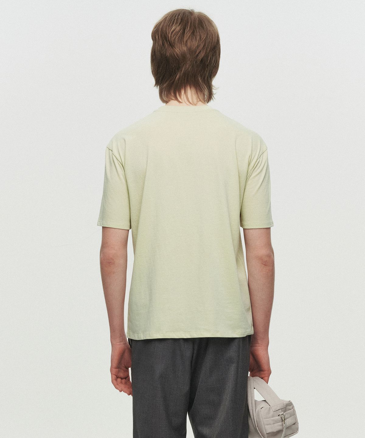 호이테(HEUTE) BEADED LOGO T-SHIRT (MINT)