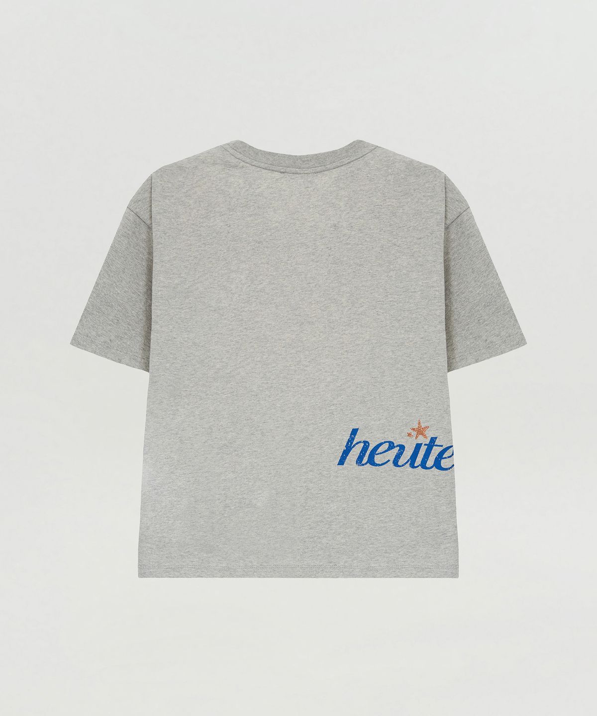 호이테(HEUTE) HEUTE STAR T-SHIRT (MELANGE GREY)