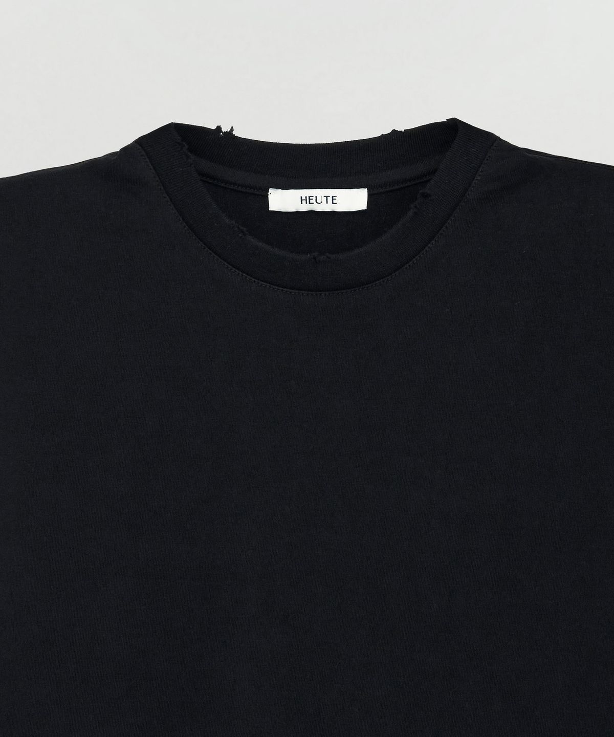 호이테(HEUTE) HET AGED T-SHIRT (BLACK)