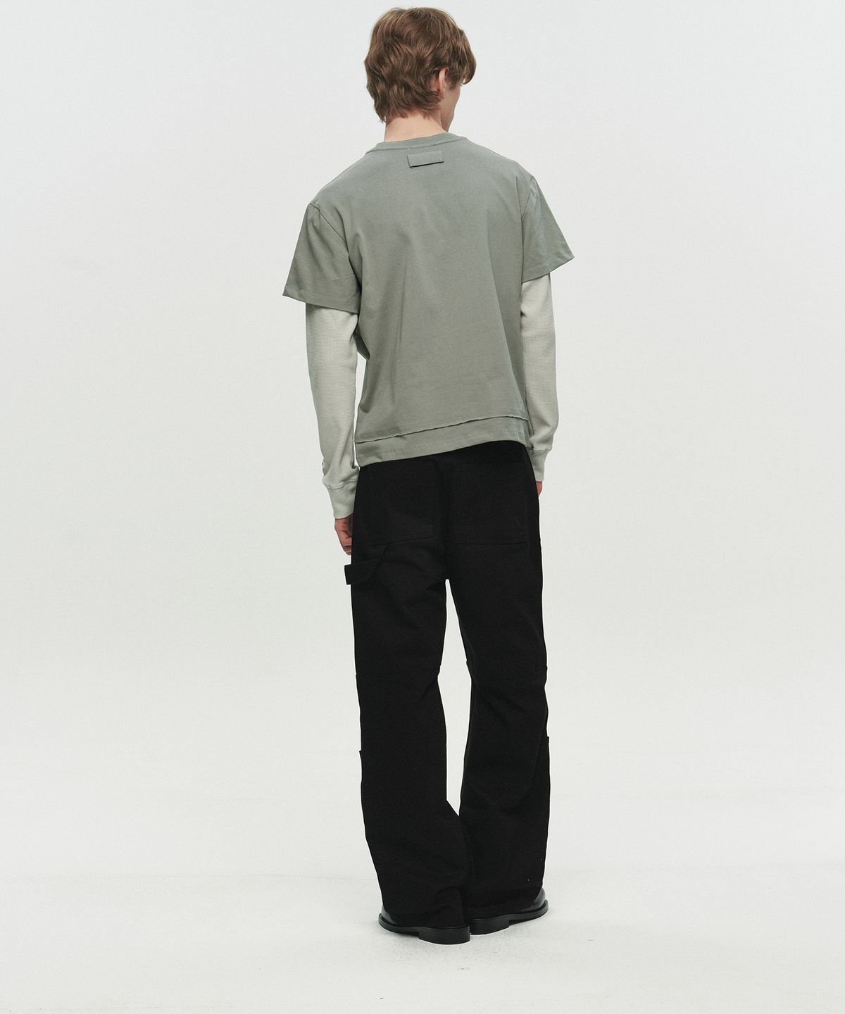 호이테(HEUTE) CORE LAYER WAFFLE TEE (LIGHT KHAKI)