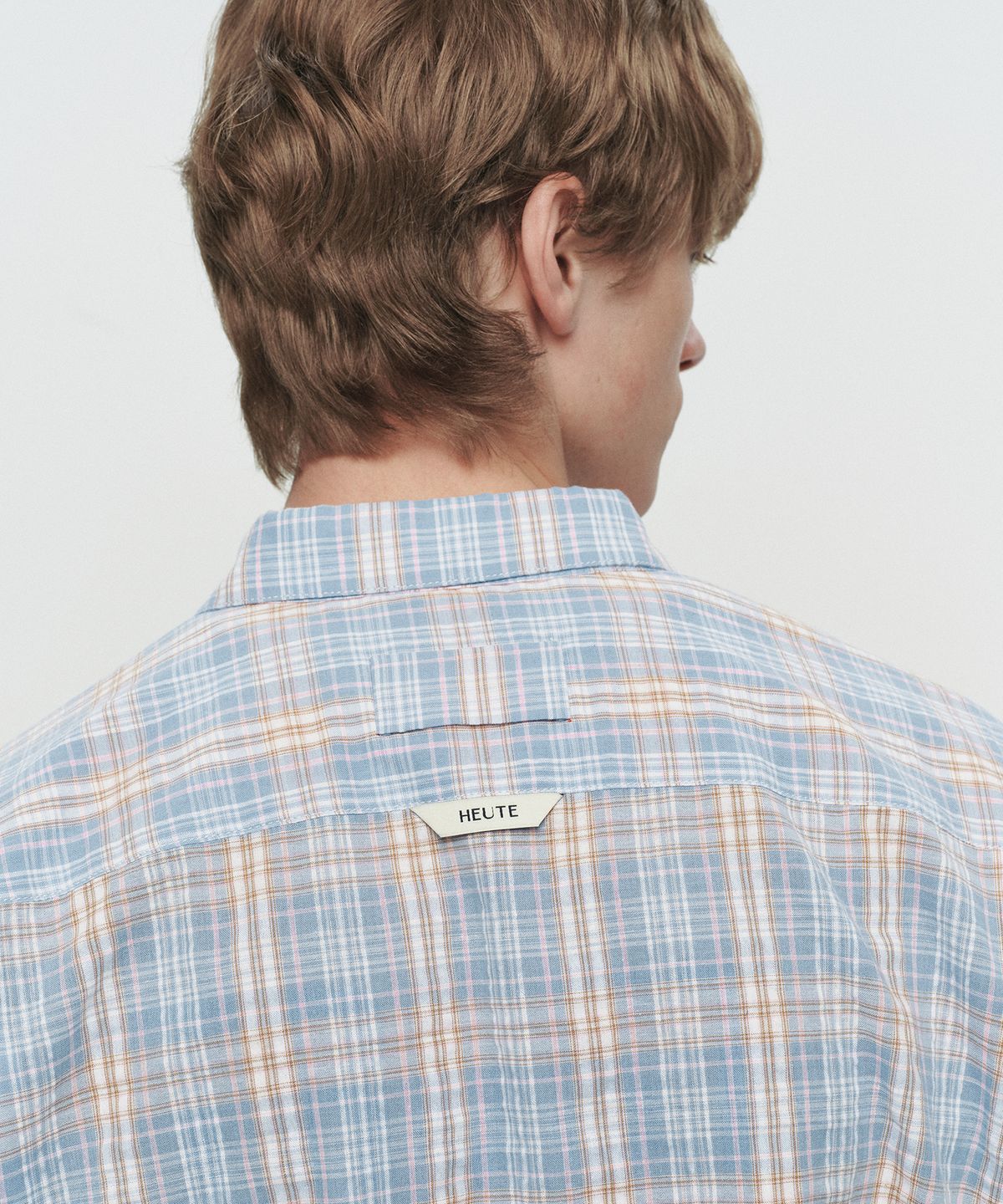 호이테(HEUTE) REGULAR COLLAR MARCO SHIRT (BLUE)