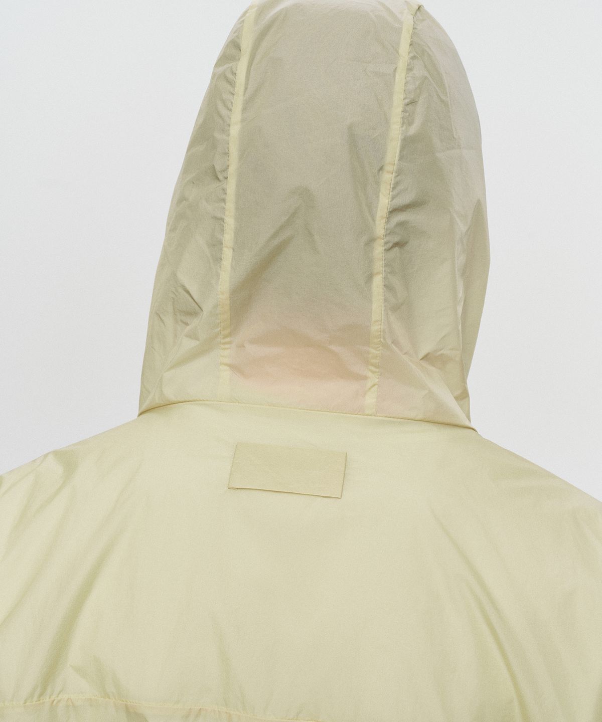 호이테(HEUTE) KADE SHEER HOODED JACKET (YELLOW)
