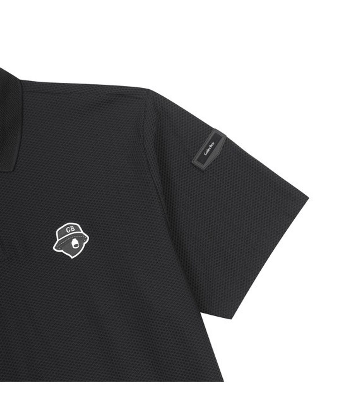 골든베어(GOLDEN BEAR) (M) Polo Collar Mesh T-Shirt G4TAM26251BKX