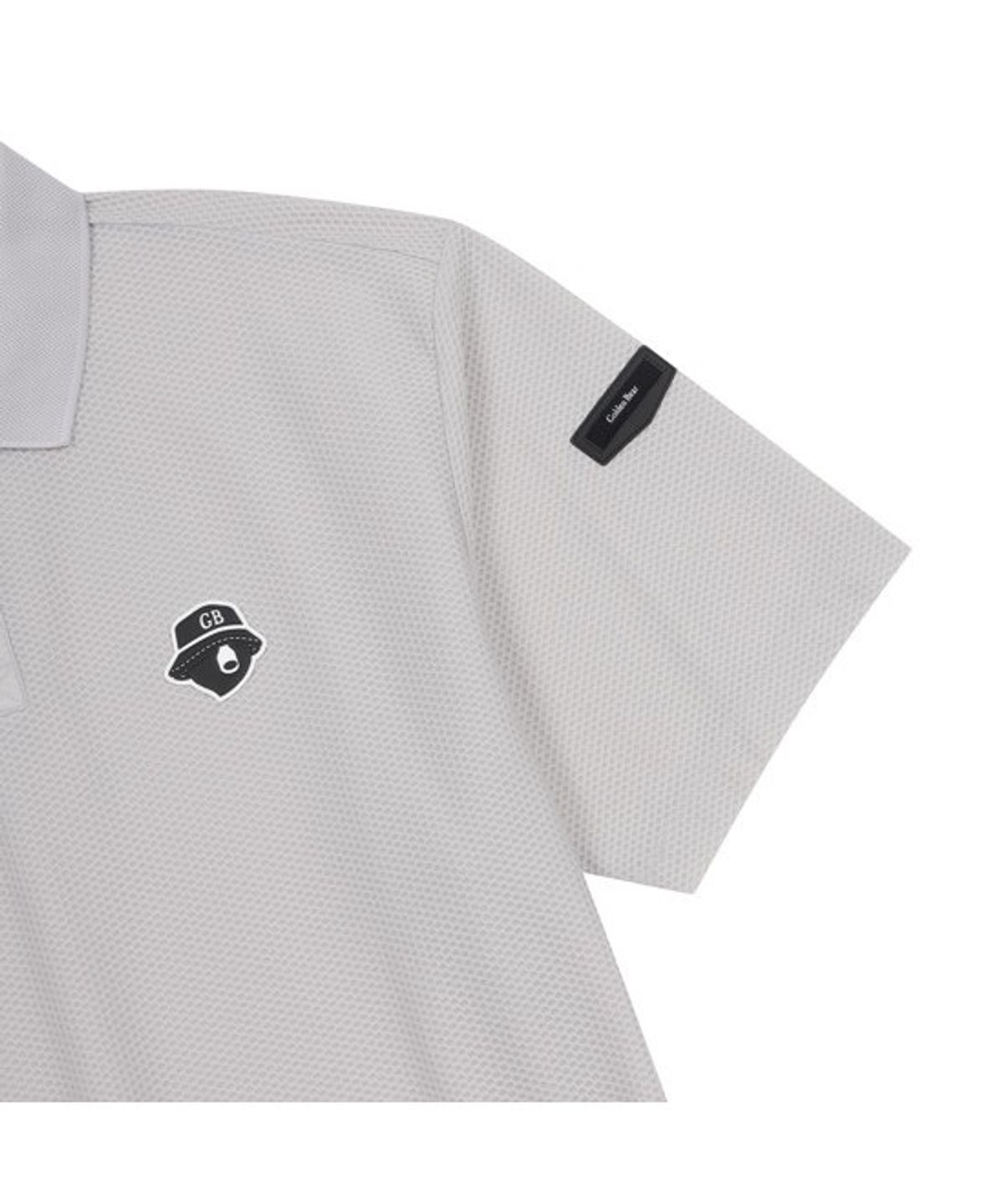 골든베어(GOLDEN BEAR) (M) Polo Collar Mesh T-Shirt G4TAM26251GYL