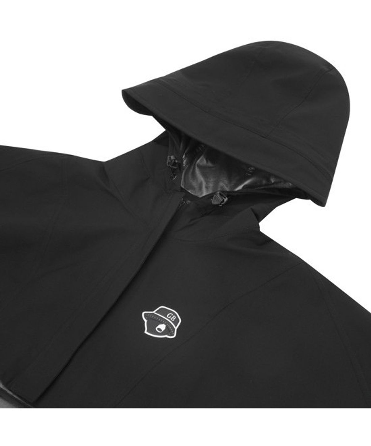 골든베어(GOLDEN BEAR) (W) Packable Hoodie Poncho G5UAM26301BKX