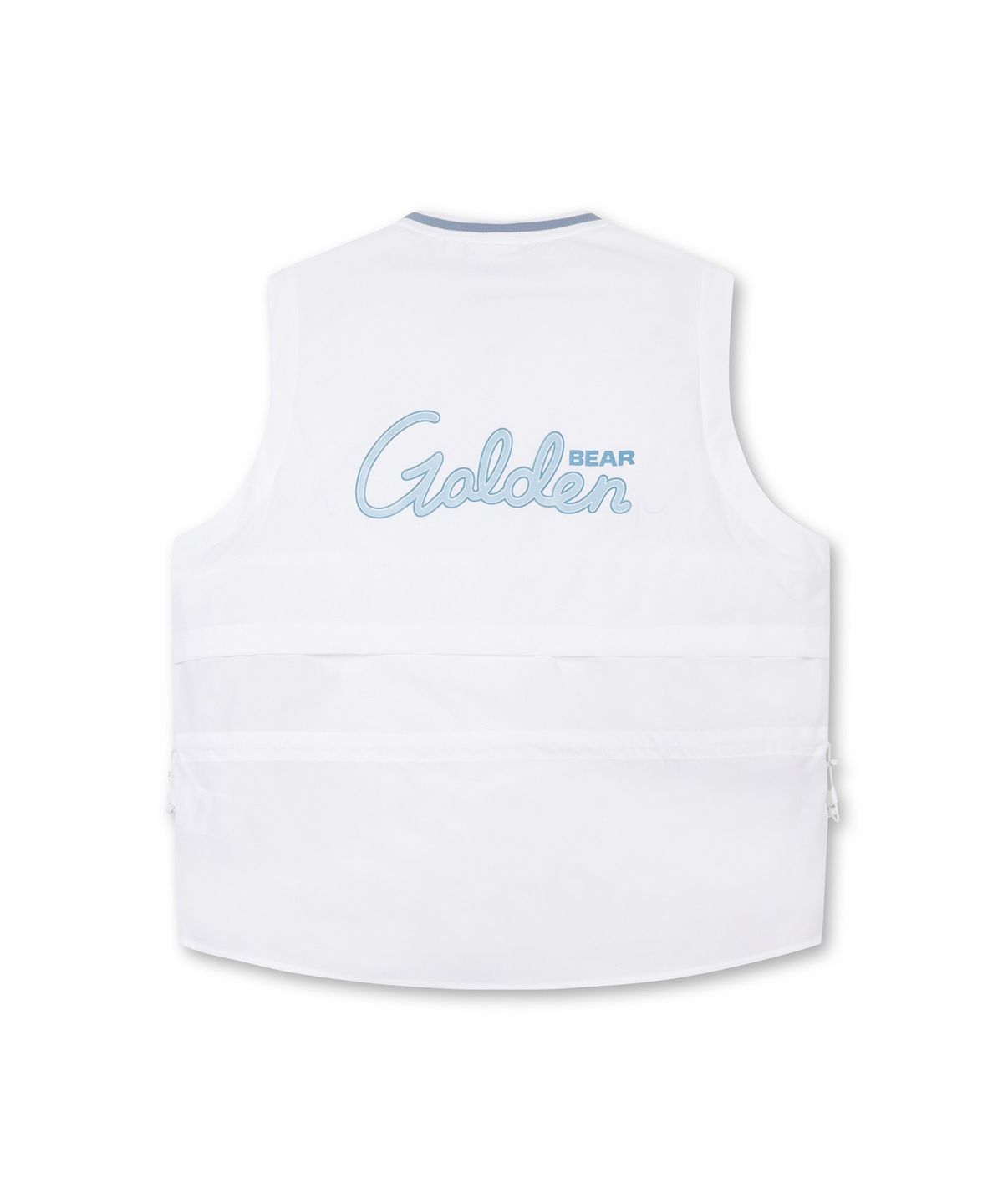 골든베어(GOLDEN BEAR) (W) V-neck Mid length Woven Vest   G5VAM26201WHX