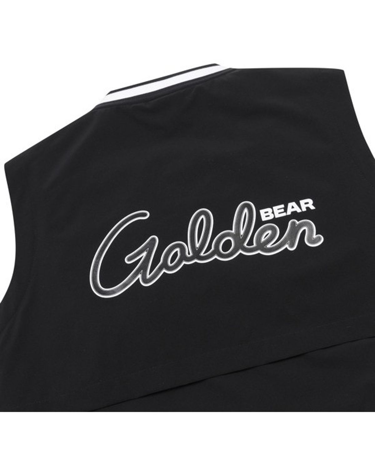 골든베어(GOLDEN BEAR) (W) V-neck Mid length Woven Vest   G5VAM26201BKX