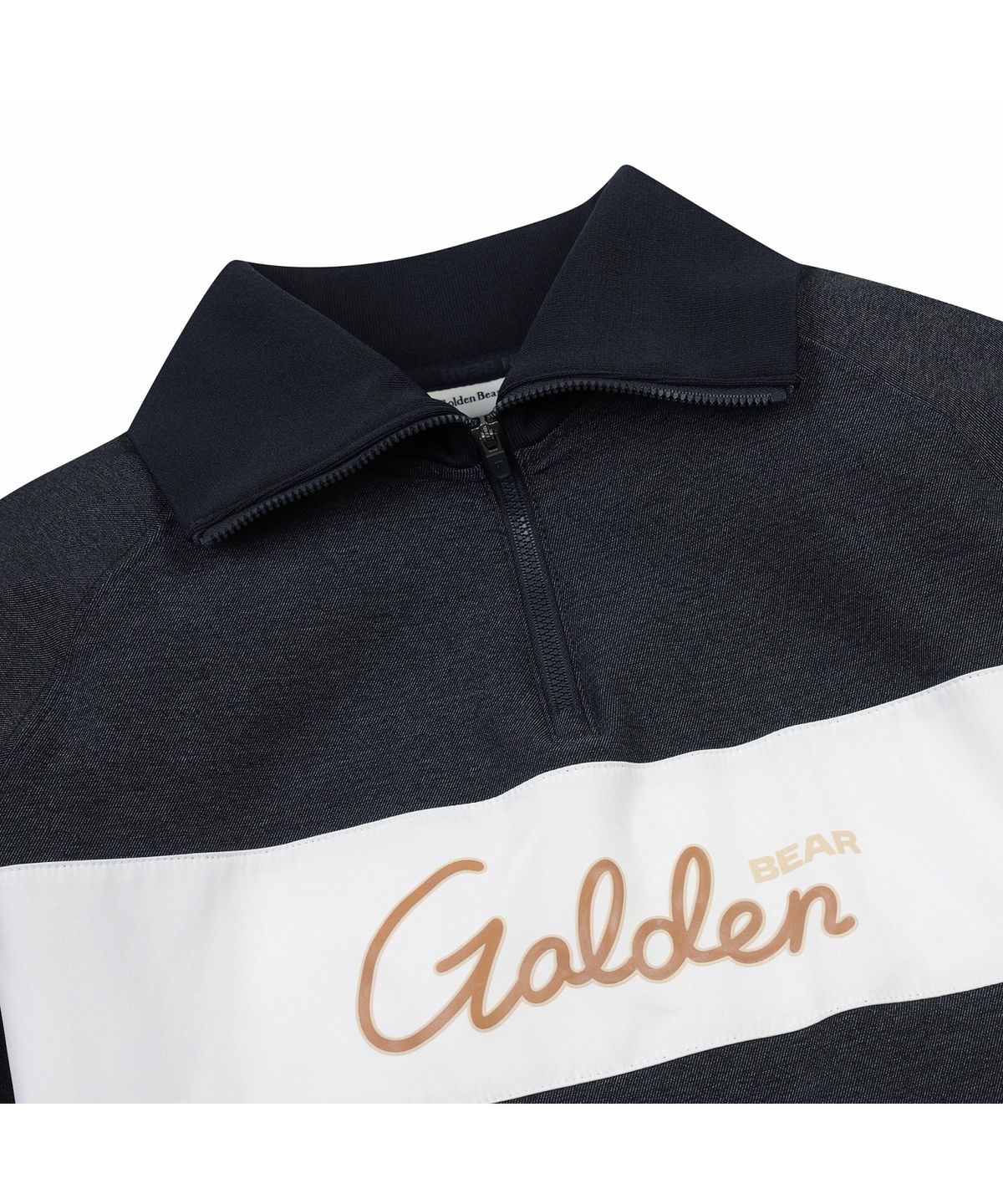 골든베어(GOLDEN BEAR) (W) Chest Boarder Half Zip-up T-shirt G5TAM26271NYX