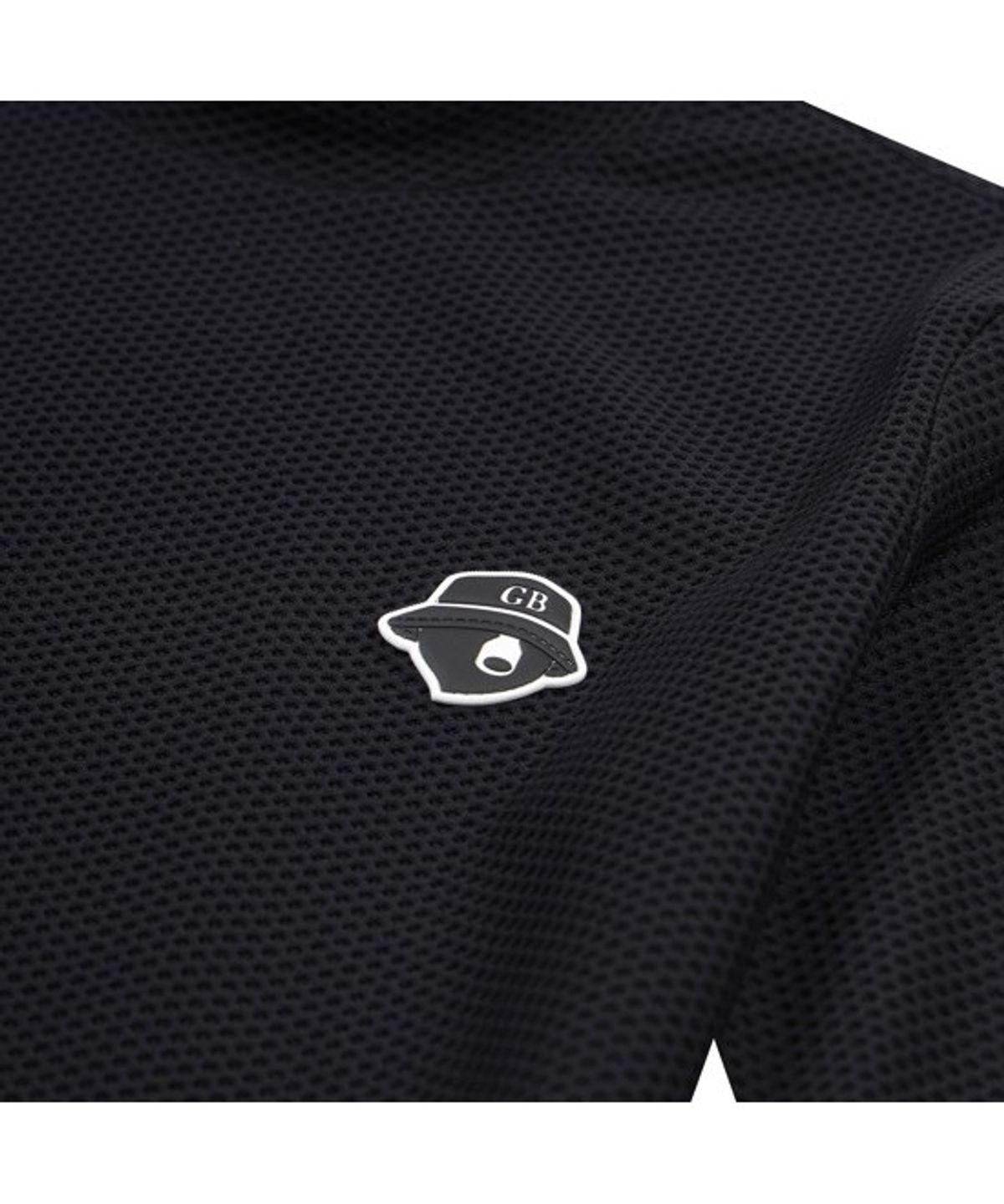골든베어(GOLDEN BEAR) (W) Mock-neck Mesh LS T-shirt G5TAM26251BKX