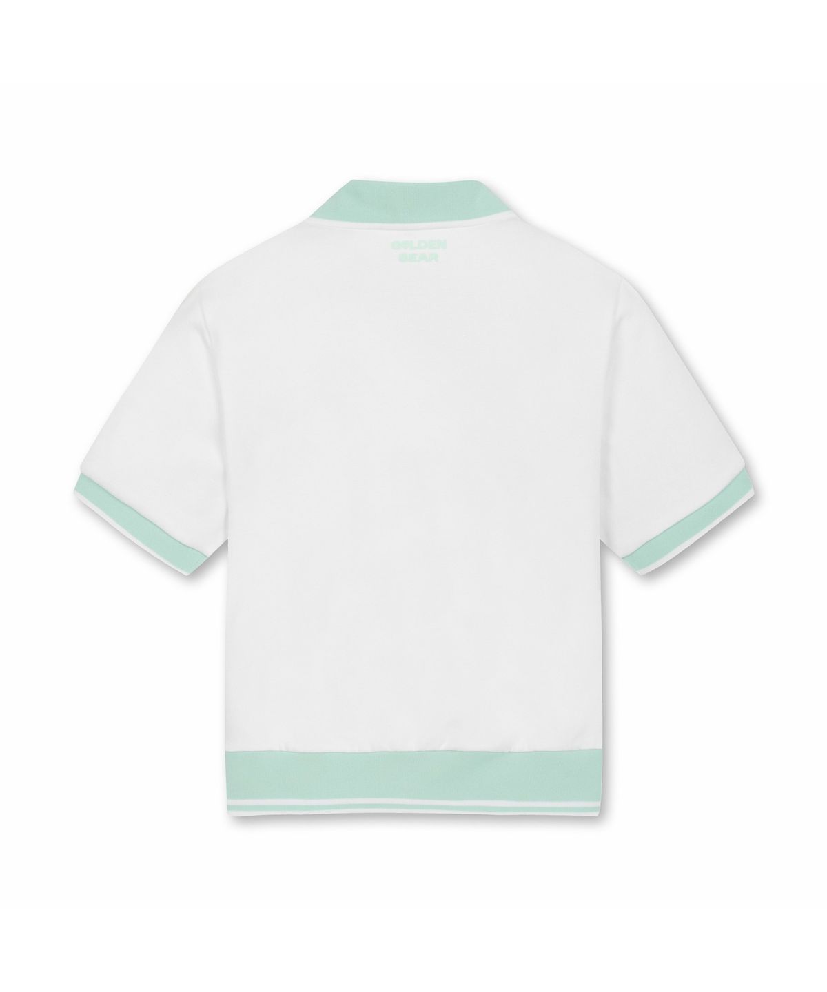 골든베어(GOLDEN BEAR) (W) Open Collar Short Sleeve Sweat Shirt   G5TAM26261WHX