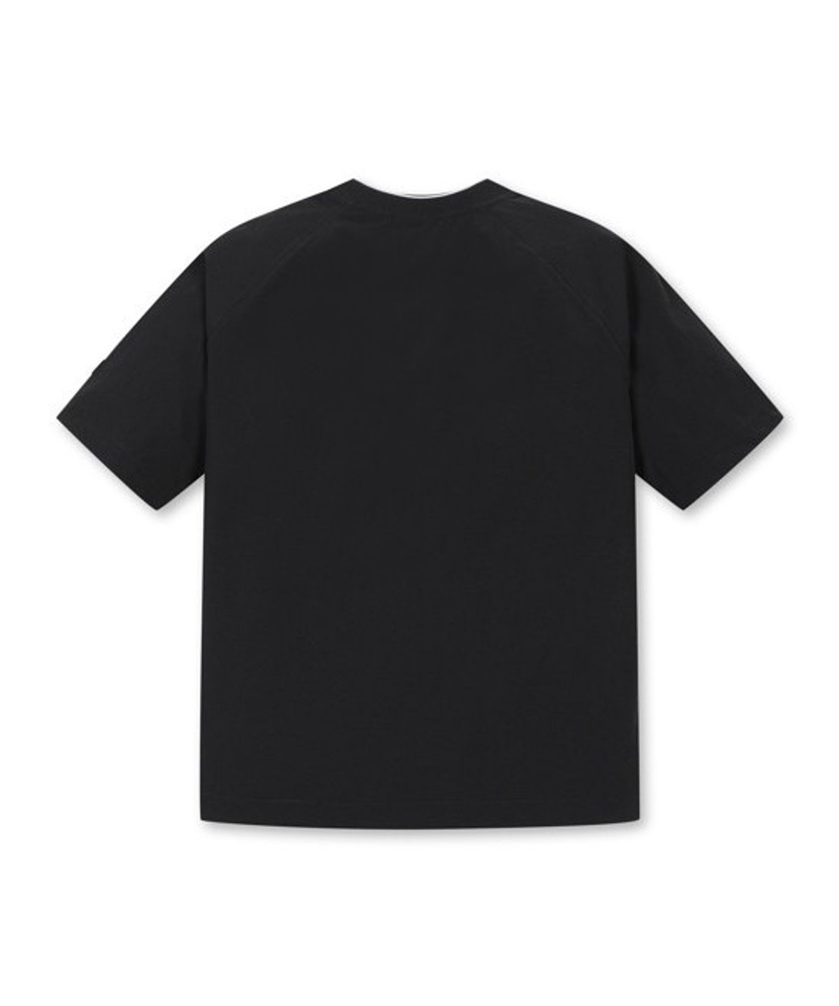 골든베어(GOLDEN BEAR) (W) Lightweight Woven Crewneck T-shirt G5TAM26211BKX