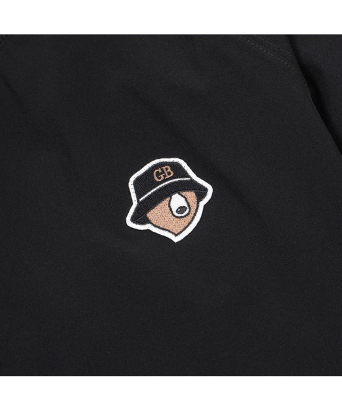 골든베어(GOLDEN BEAR) (W) Lightweight Woven Crewneck T-shirt G5TAM26211BKX
