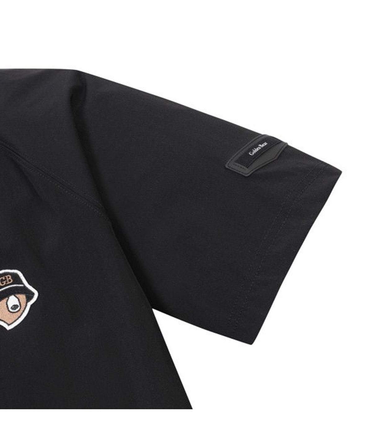 골든베어(GOLDEN BEAR) (W) Lightweight Woven Crewneck T-shirt G5TAM26211BKX