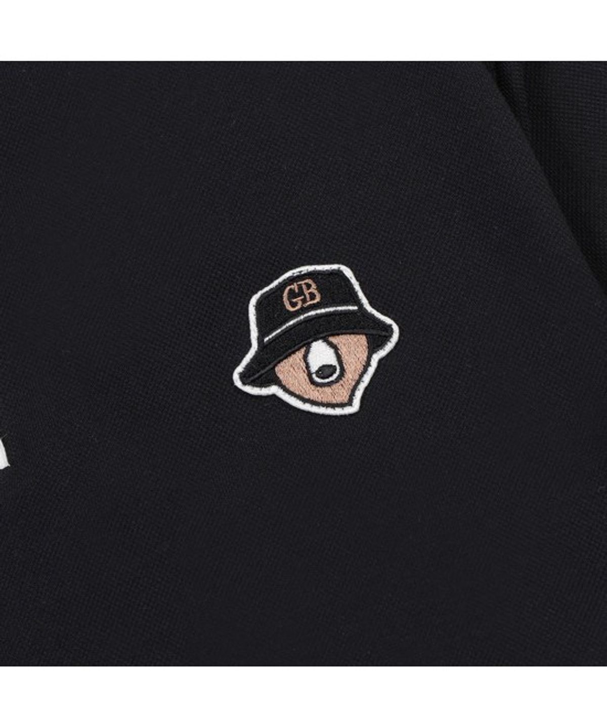 골든베어(GOLDEN BEAR) (W) Contrast Collar Long Sleeve T-shirt G5TAM26281BKX