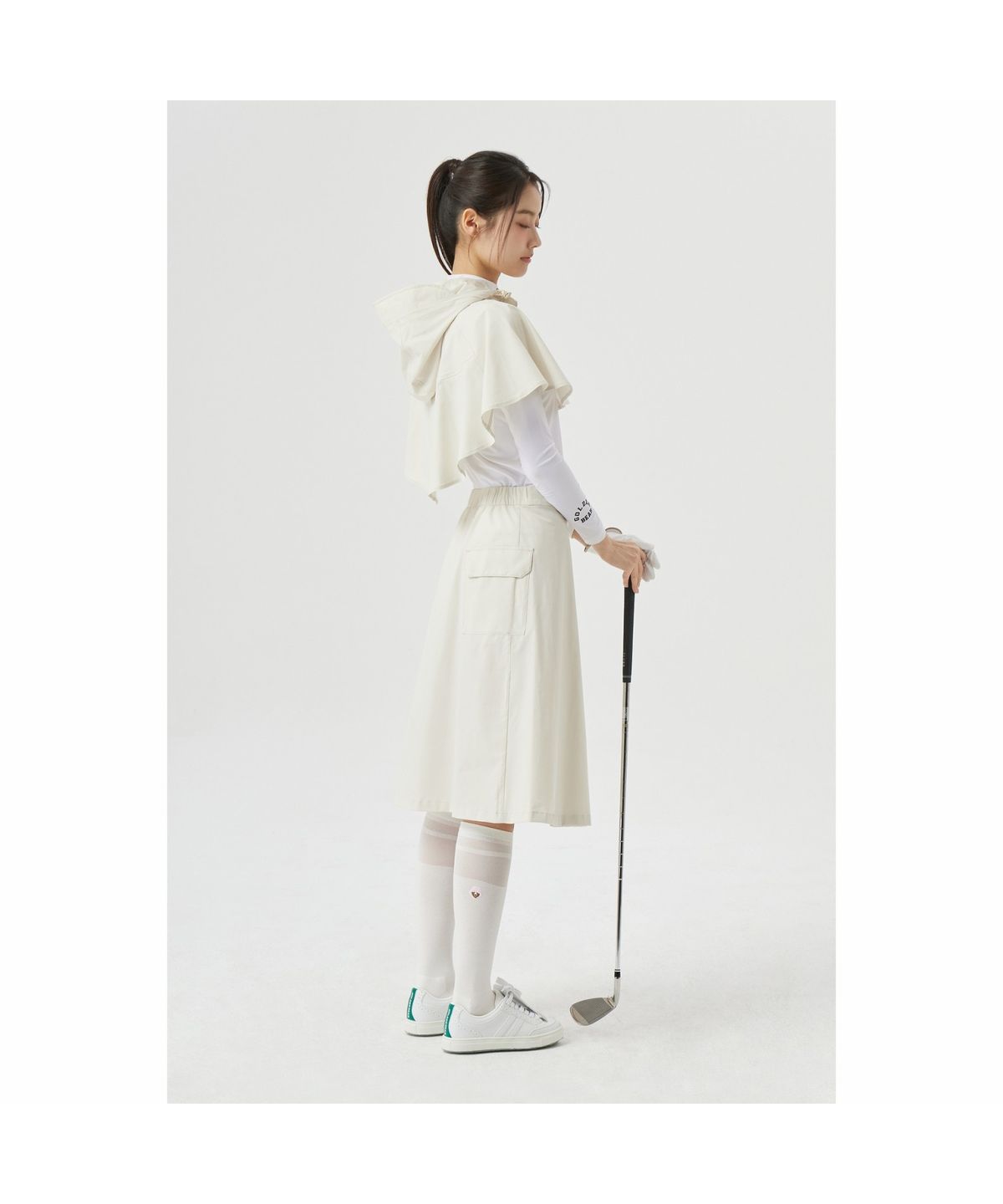 골든베어(GOLDEN BEAR) (W) Wrap Skirt G5KCM26301BEX