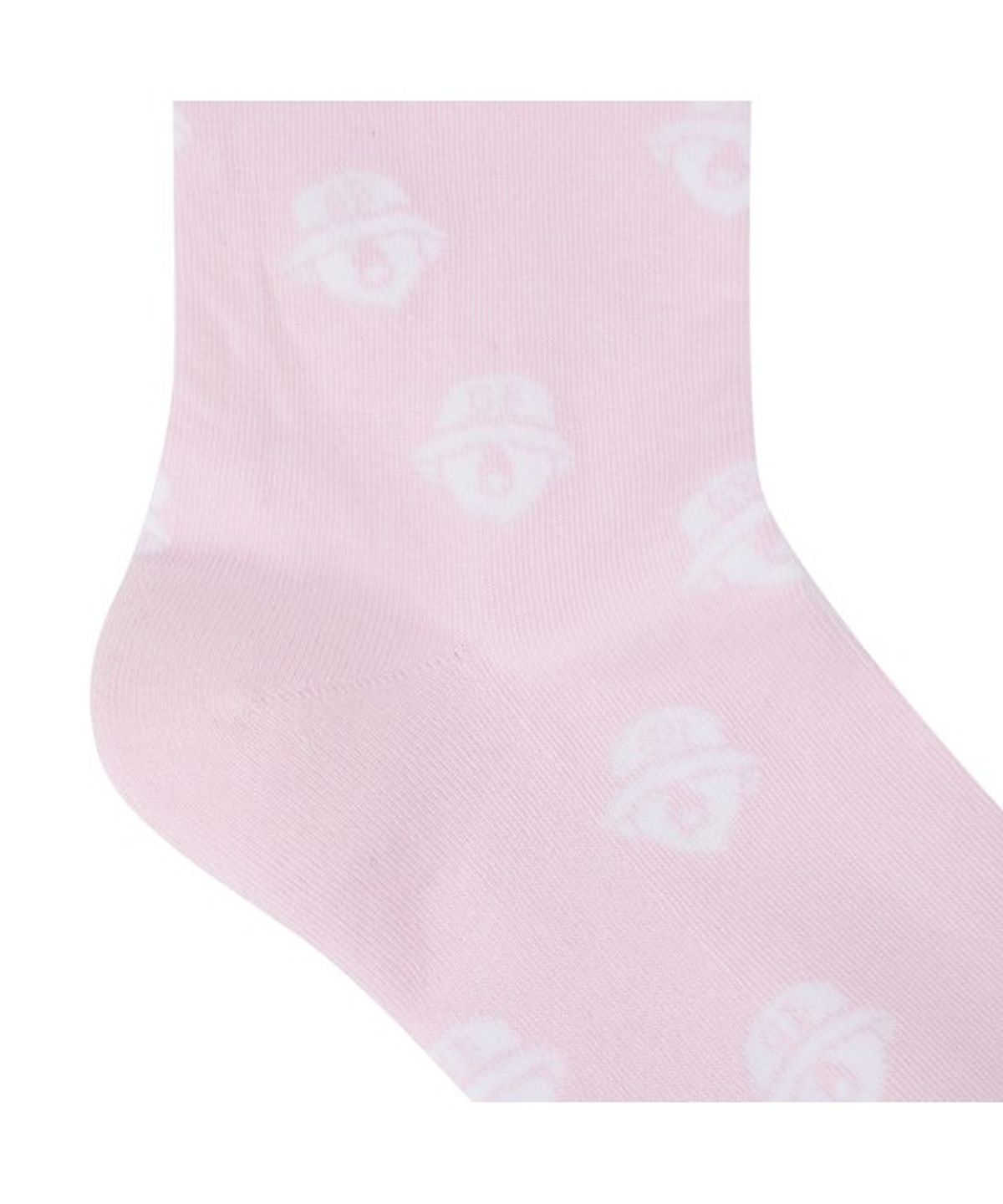 골든베어(GOLDEN BEAR) (W) Lettering Jaquard Knee Socks G6LAX26232PIX