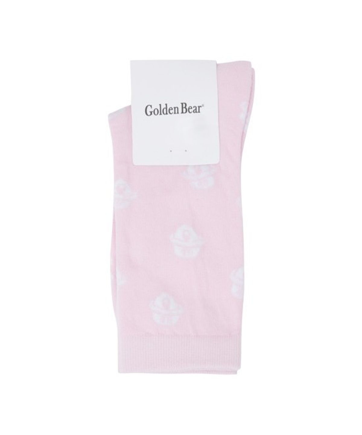 골든베어(GOLDEN BEAR) (W) Lettering Jaquard Knee Socks G6LAX26232PIX