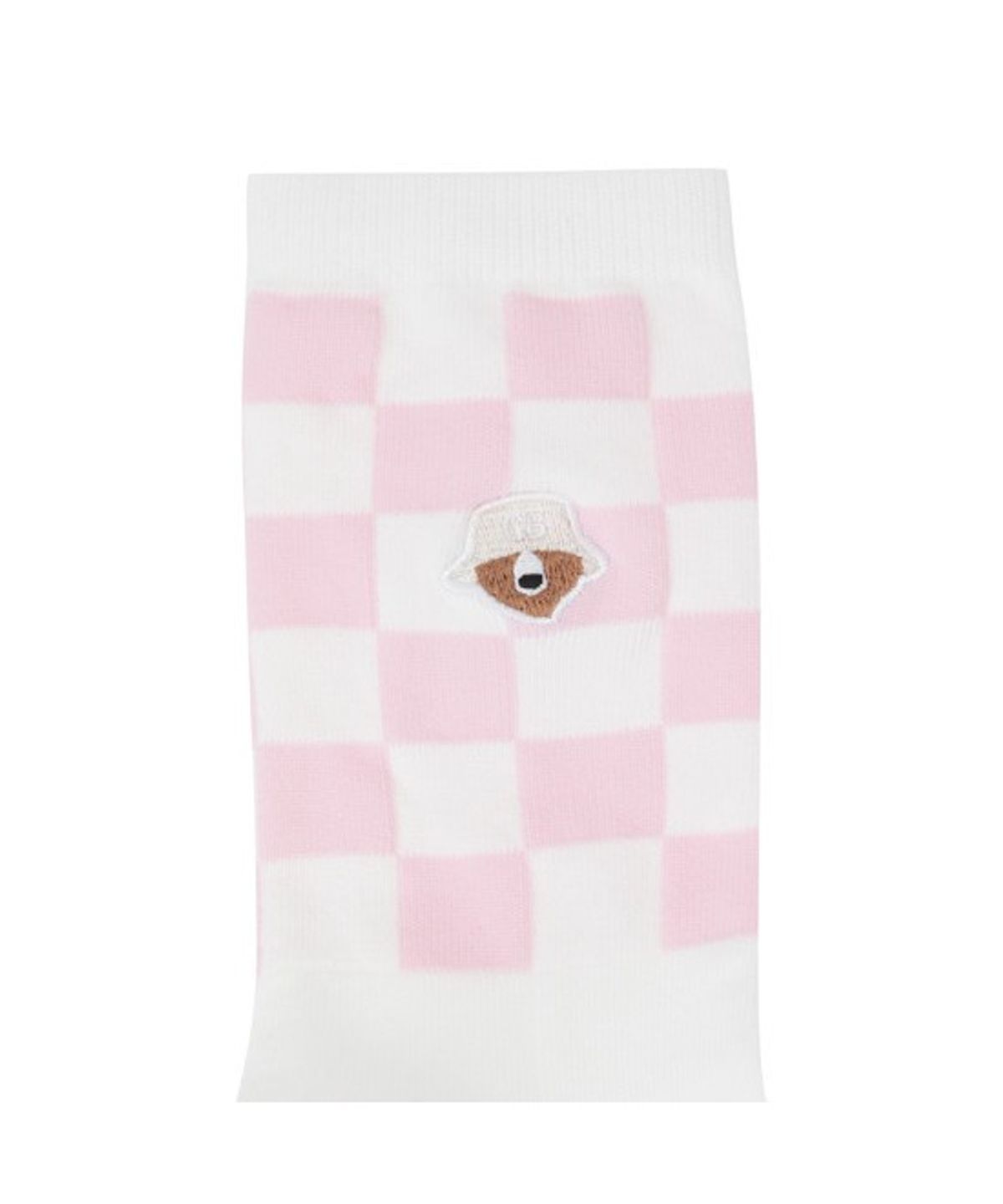 골든베어(GOLDEN BEAR) (W) Checkerboard Mid Socks   G6LAX26312PIX