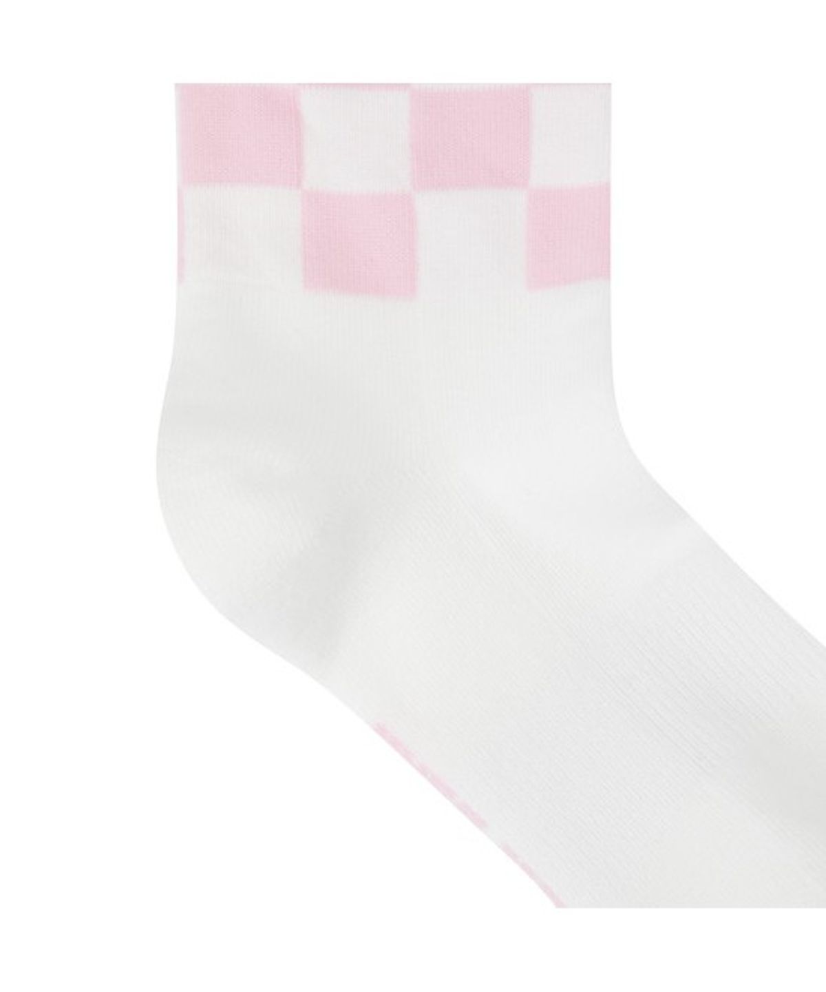 골든베어(GOLDEN BEAR) (W) Checkerboard Mid Socks   G6LAX26312PIX