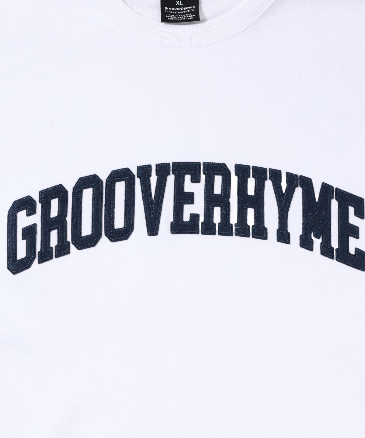 그루브라임(GROOVE RHYME) 매쉬 쭈리 아플리케 로고 긴팔 티셔츠 (3COLOR) (FRBRCTR731M)