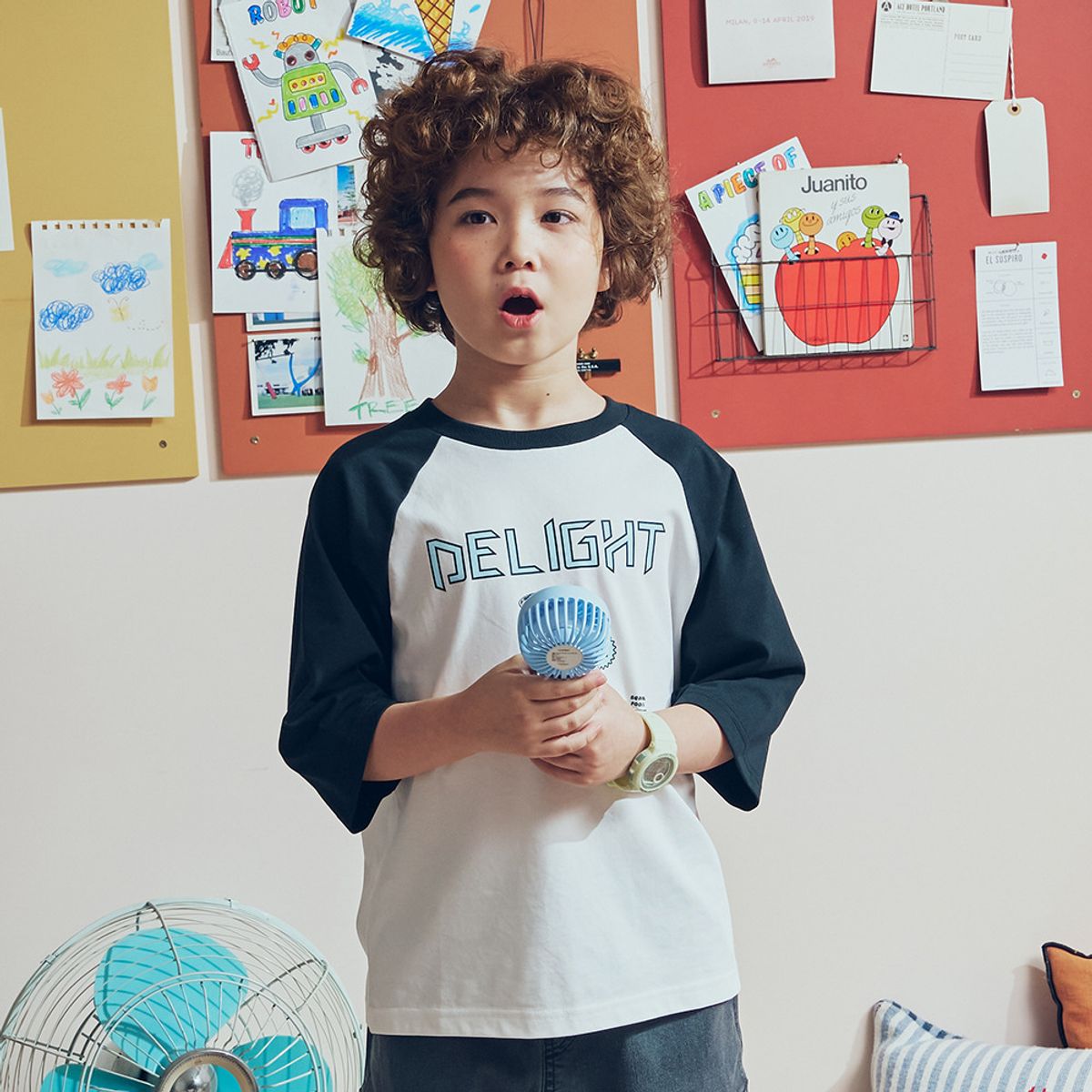탑텐 키즈(TOPTEN KIDS) 공용 COOL Air 코튼 T 7부_MKG2TS3002