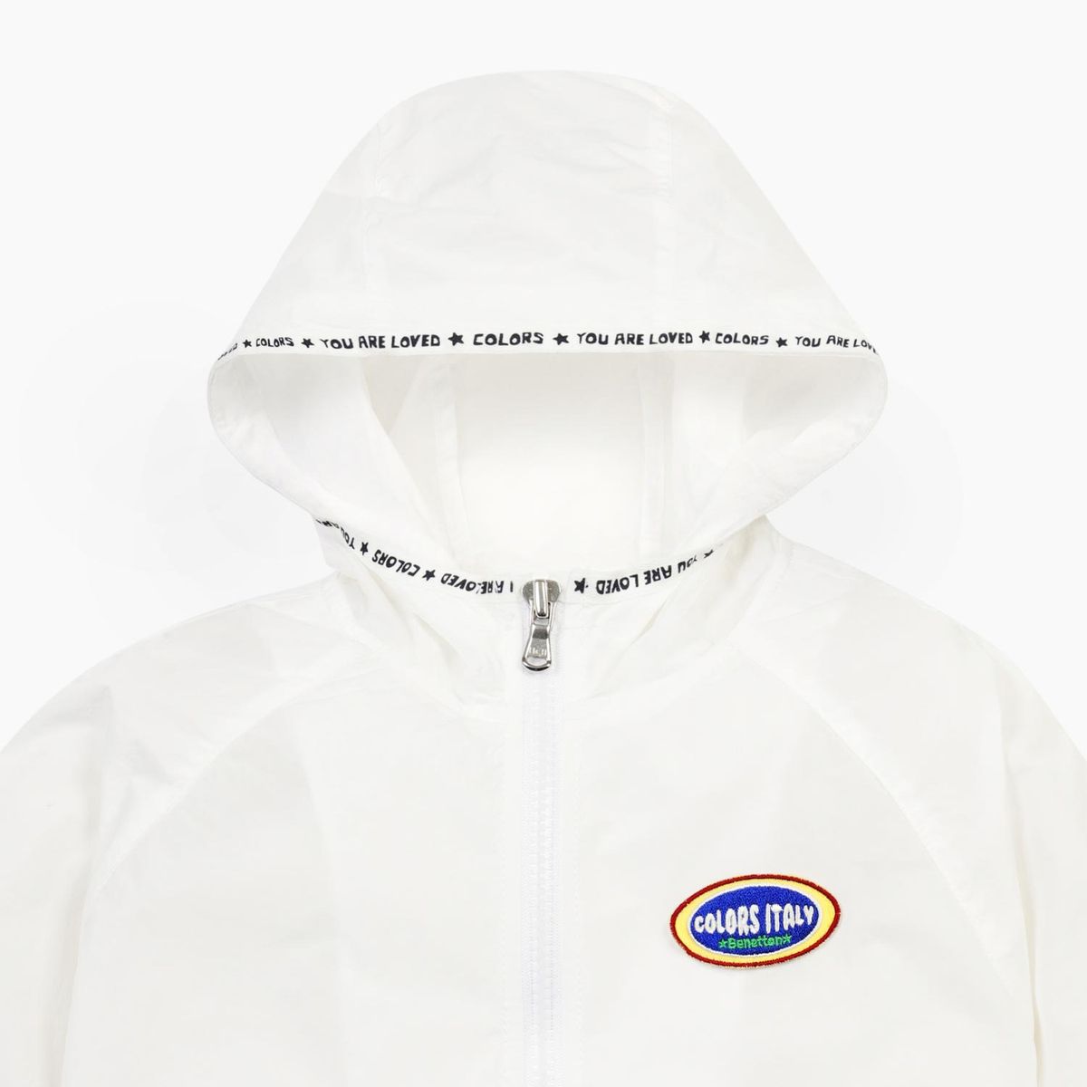 베네통키즈(BENETTONKIDS) 피크닉 화섬 바람막이 점퍼_QAJP03611IV