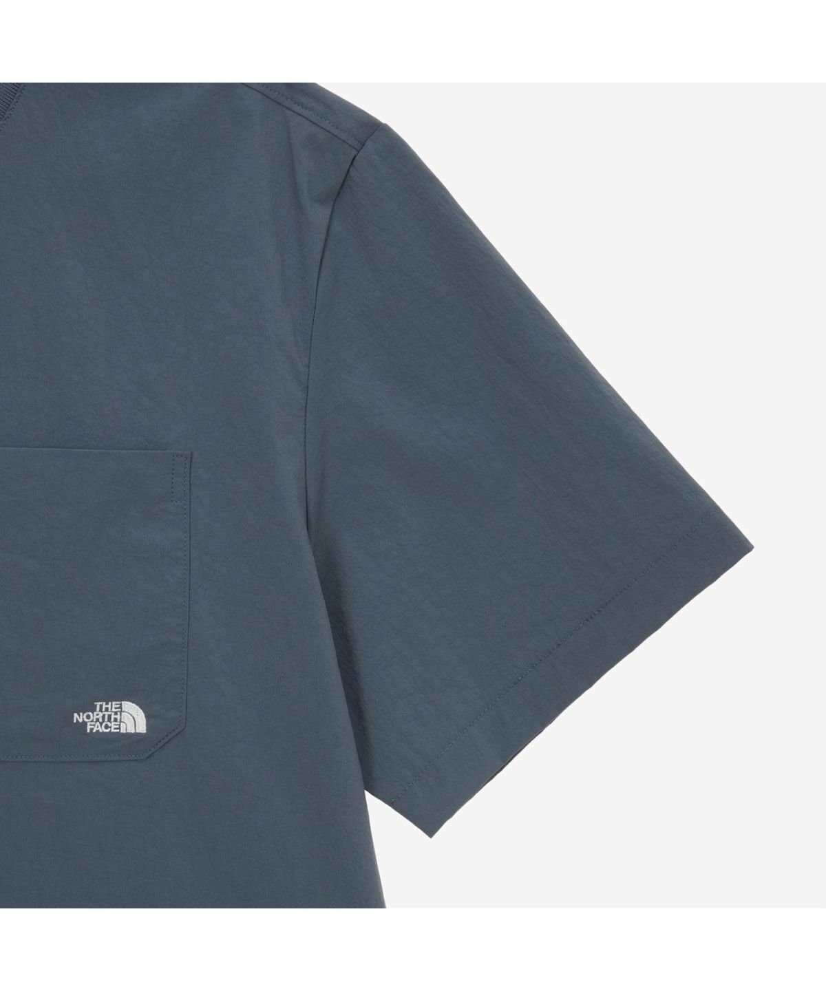 노스페이스(THE NORTH FACE) NT7US25B 남성 프로스트 반팔 티 SMOKE BLUE