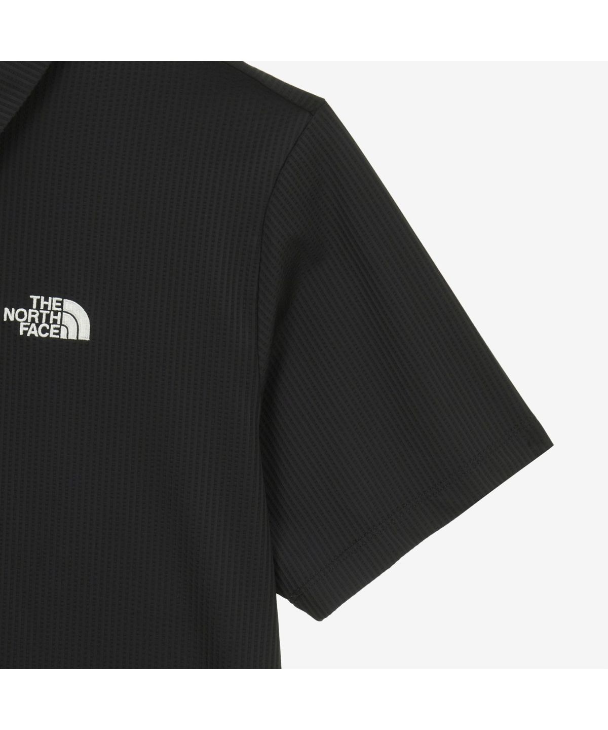 노스페이스(THE NORTH FACE) NT7PS01B 남성 스윙 반팔 폴로 BLACK