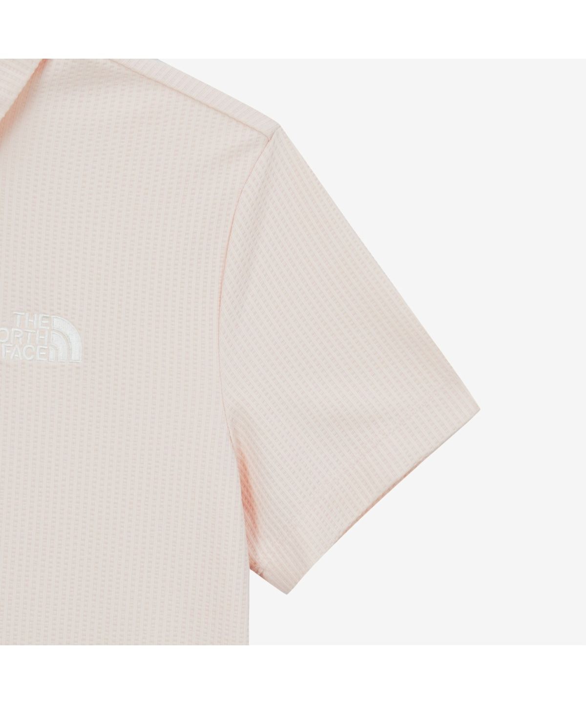 노스페이스(THE NORTH FACE) NT7PS31A 여성 스윙 반팔 폴로 BABY PINK