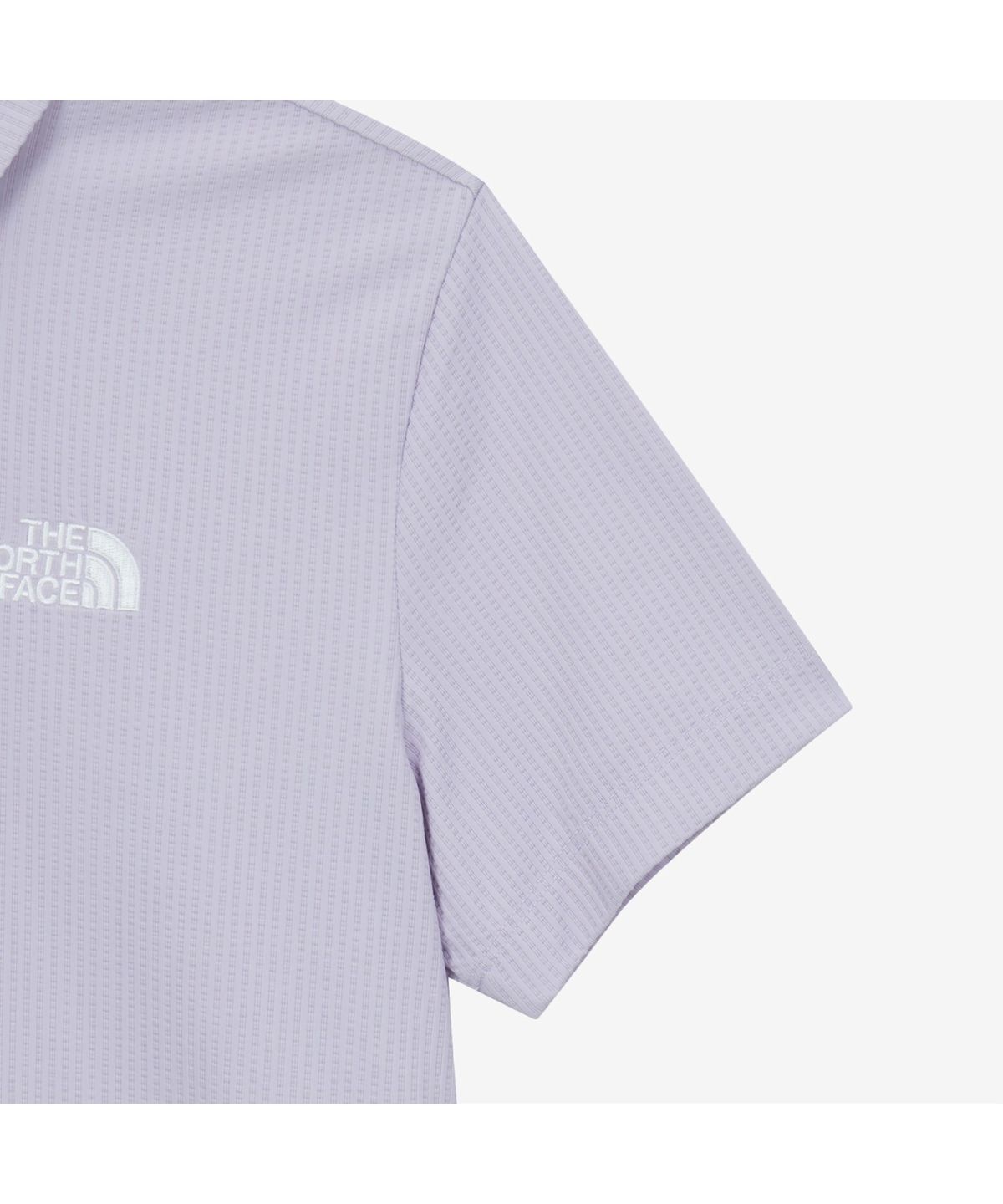 노스페이스(THE NORTH FACE) NT7PS31B 여성 스윙 반팔 폴로 LILAC