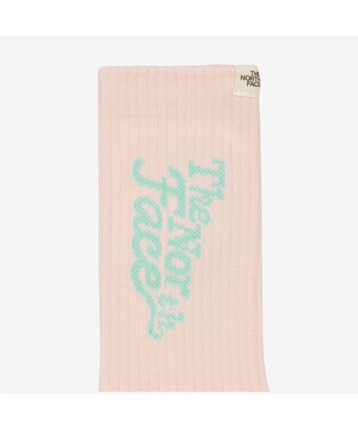 노스페이스(THE NORTH FACE) NY4MS01K 화이트라벨 레터링 삭스 SOFT PINK