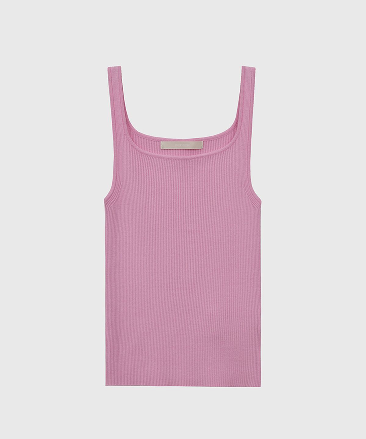 퀸스래빗(Q'SRB) Square Ribbed Sleeveless Knit