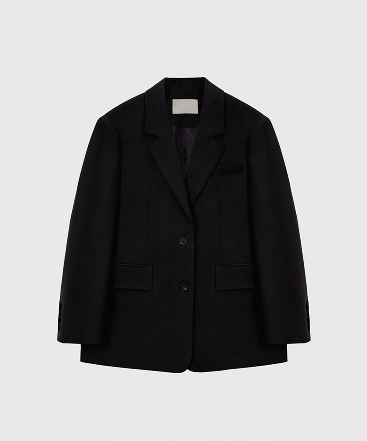 퀸스래빗(Q'SRB) Wool Basic Single Breasted Jacket