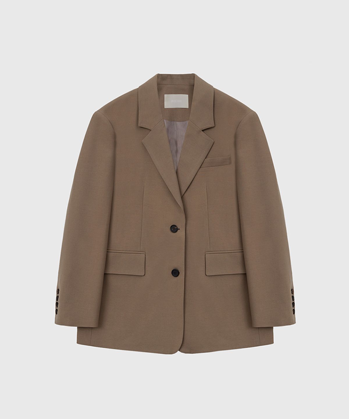퀸스래빗(Q'SRB) Wool Basic Single Breasted Jacket
