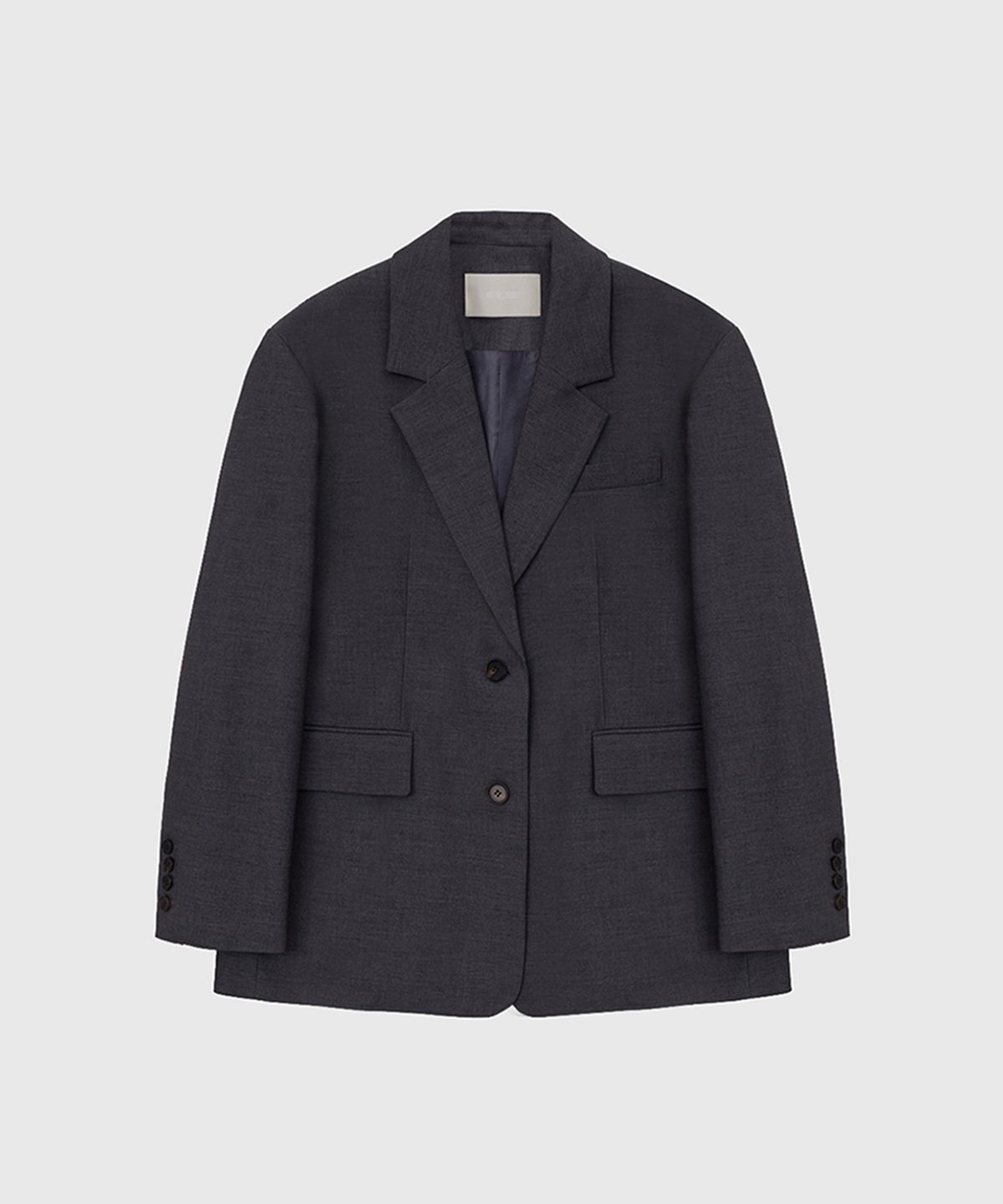 퀸스래빗(Q'SRB) Wool Basic Single Breasted Jacket